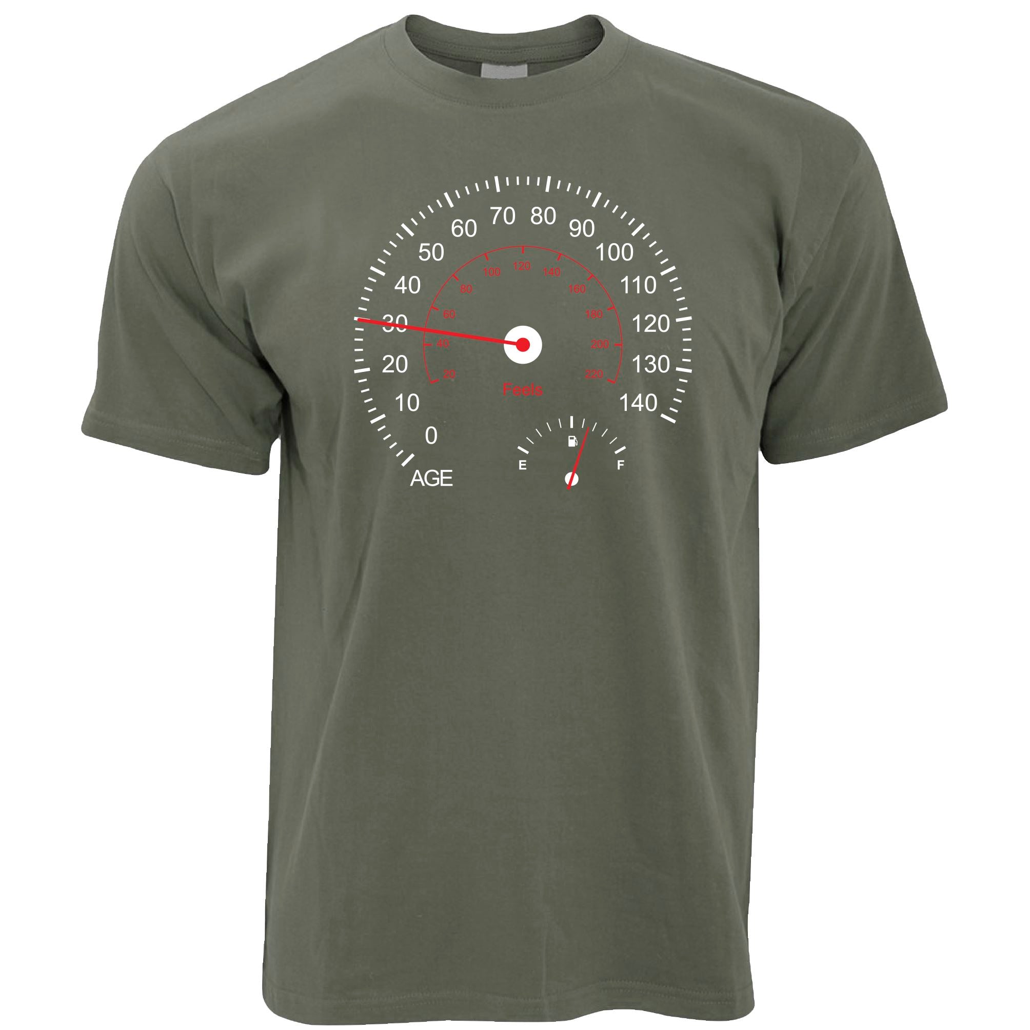 30th Birthday T Shirt Car Speedometer (1993)