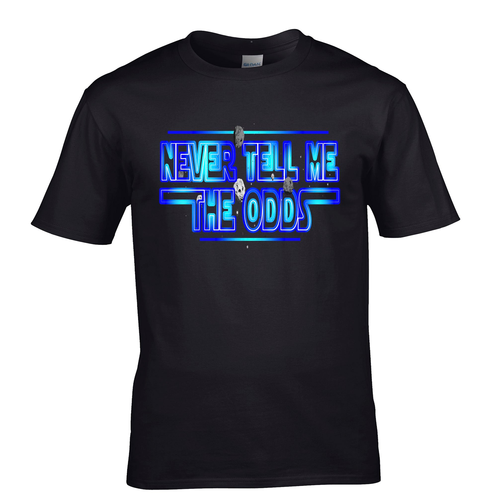 Mens Movie Quote T Shirt Never Tell Me The Odds Tee