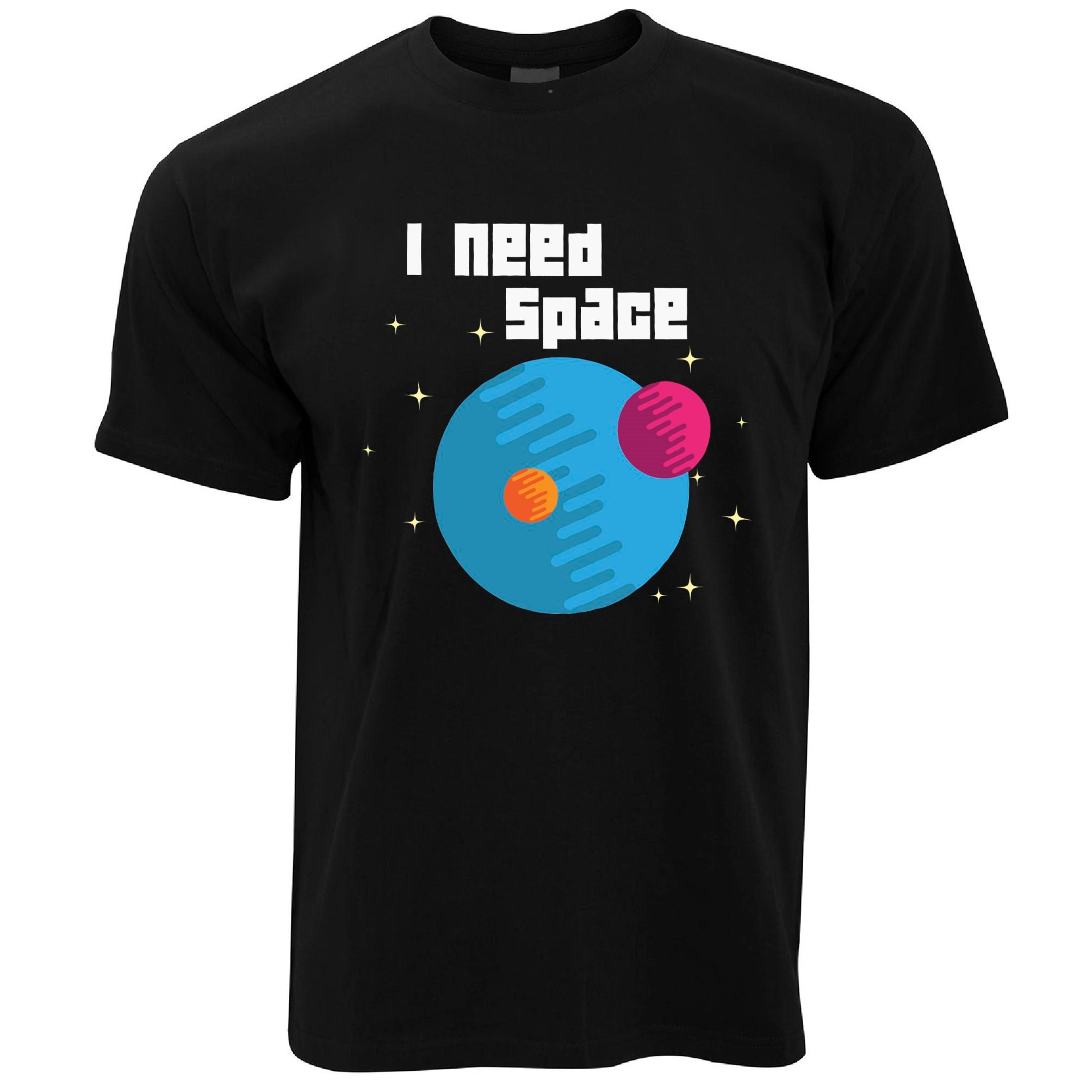 'I Need Space' Planets T Shirt