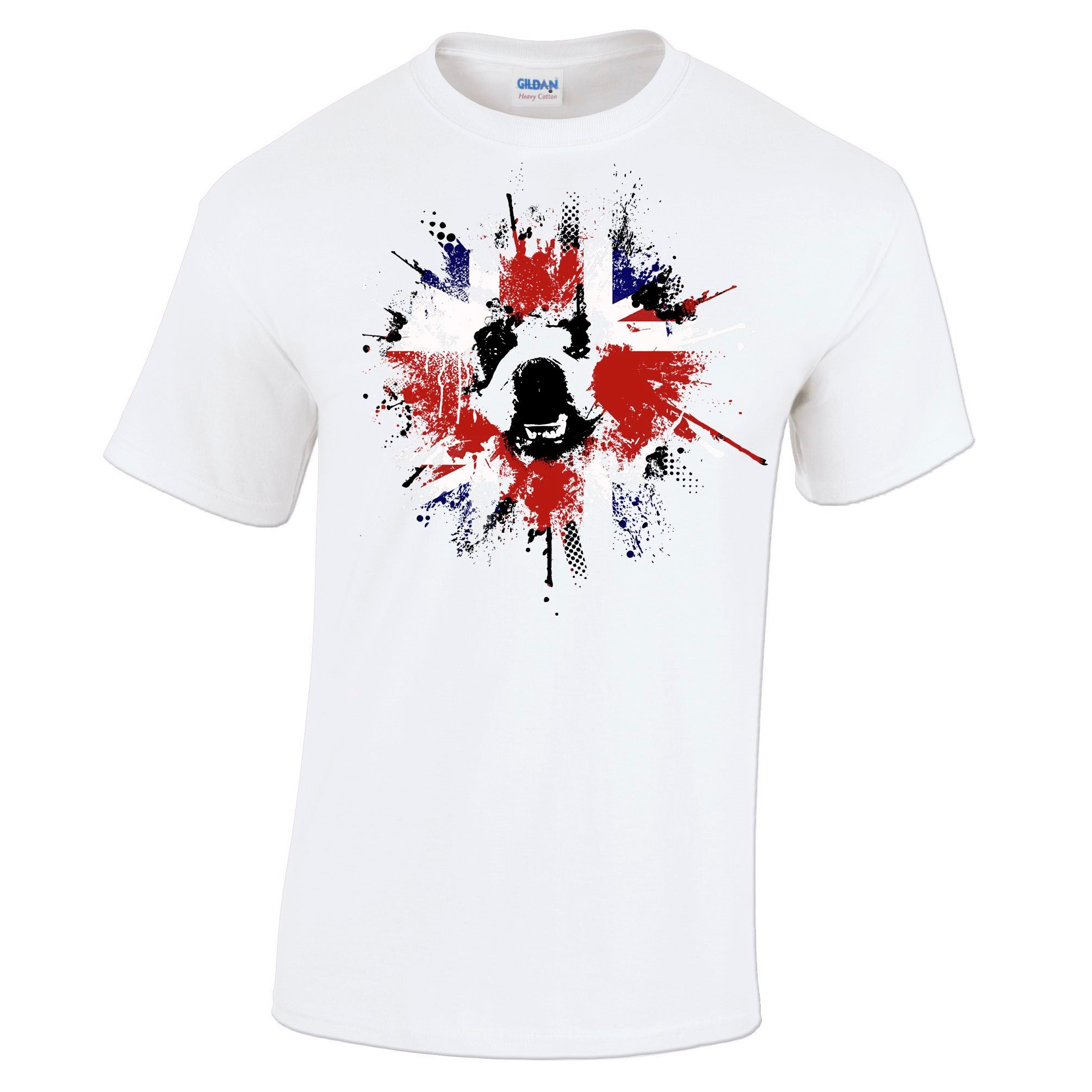 United Kingdom Union Flag T Shirt British Bulldog