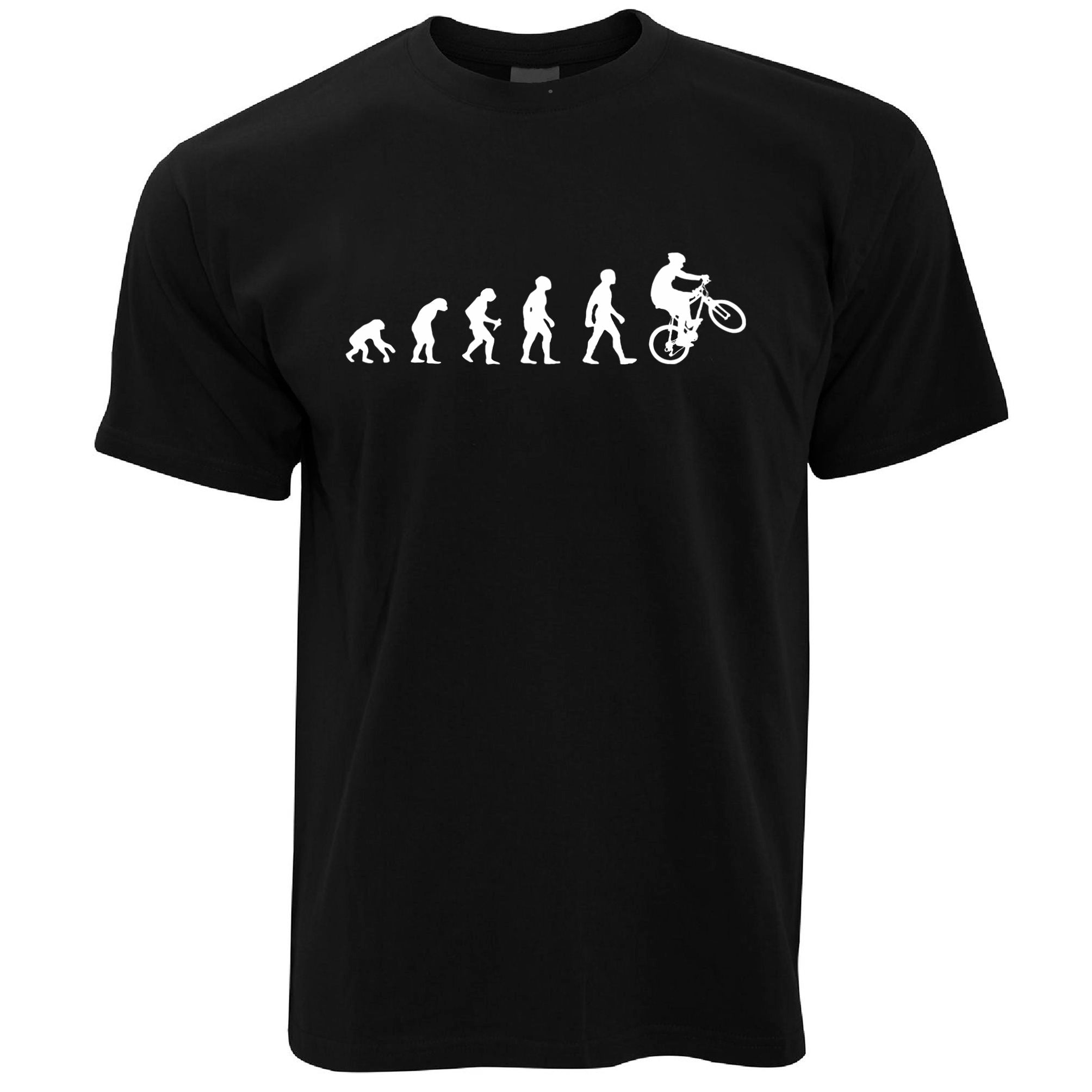 Evolution Of A Mountain Biker T Shirt