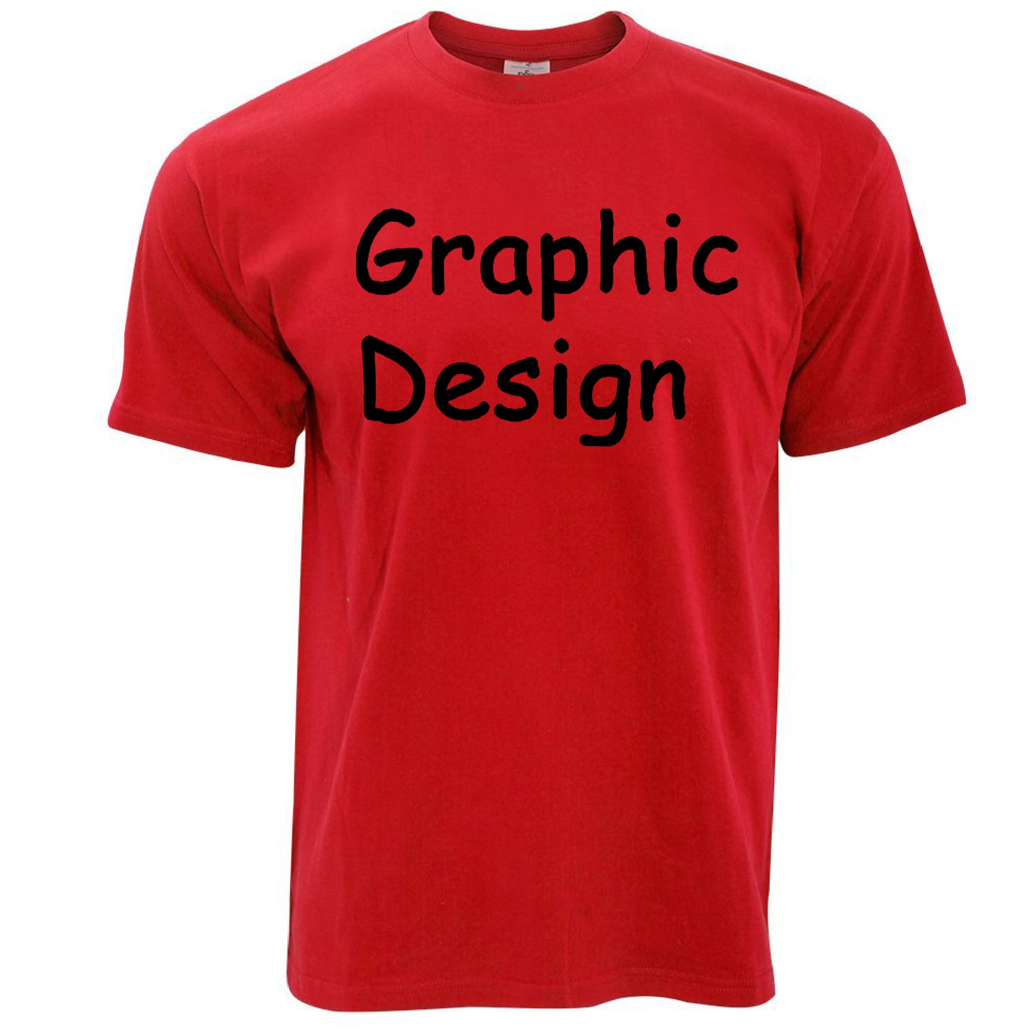 Novelty Designer T Shirt Graphic Design Comic Sans