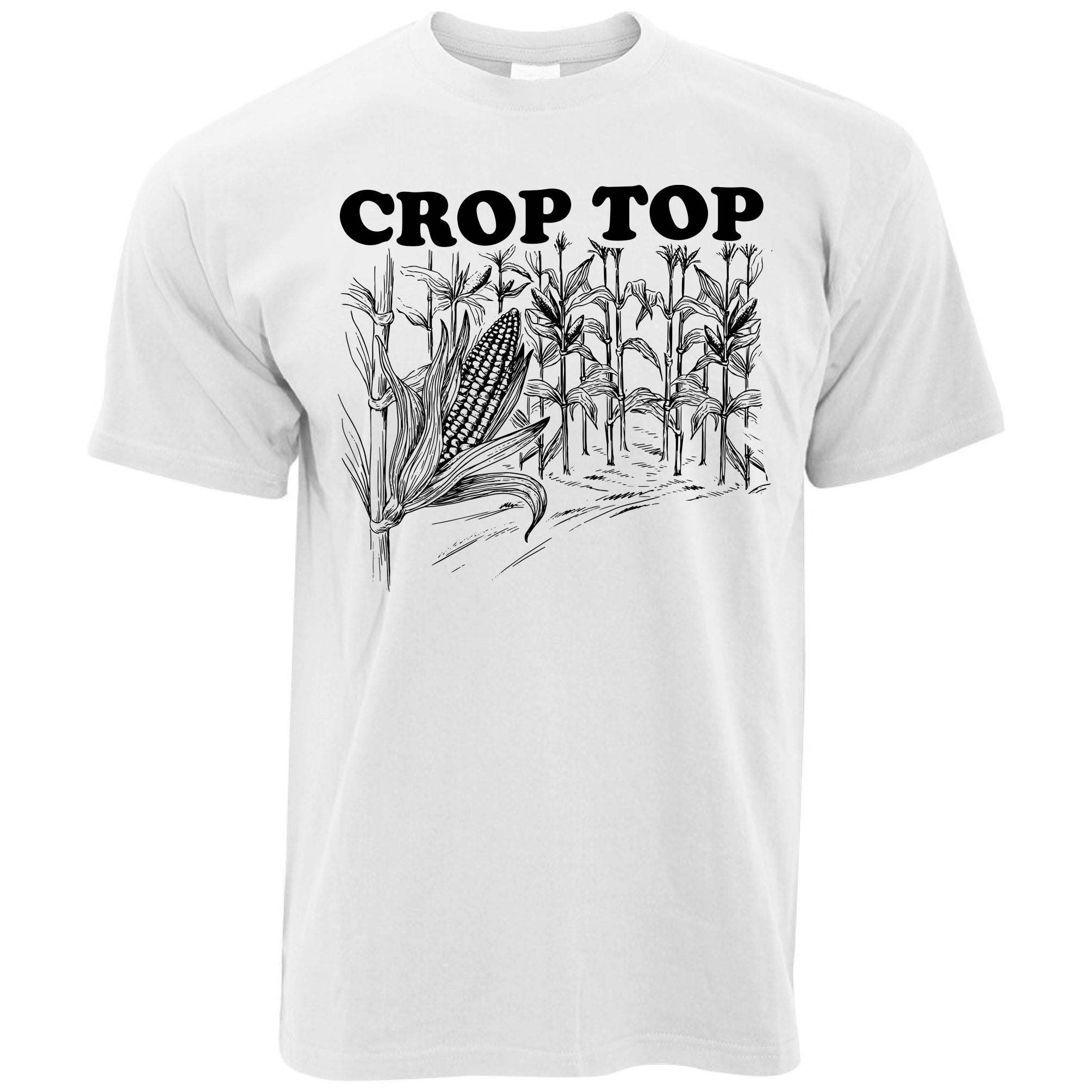 Crop Top Pun T Shirt