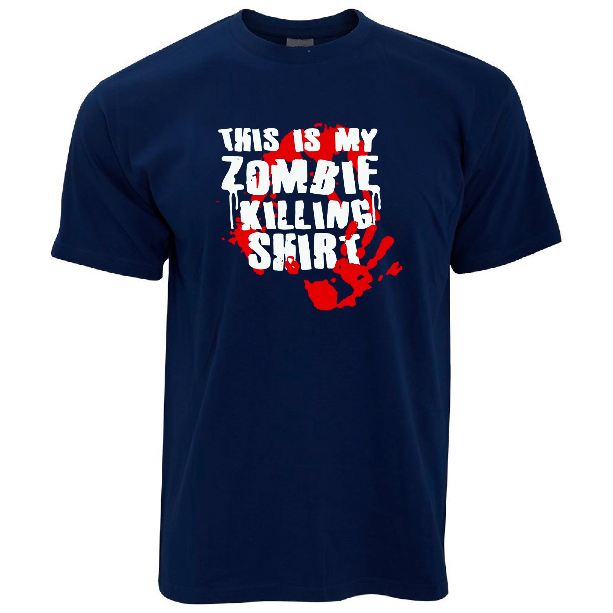 This Is My Zombie Killing T Shirt Halloween Slogan