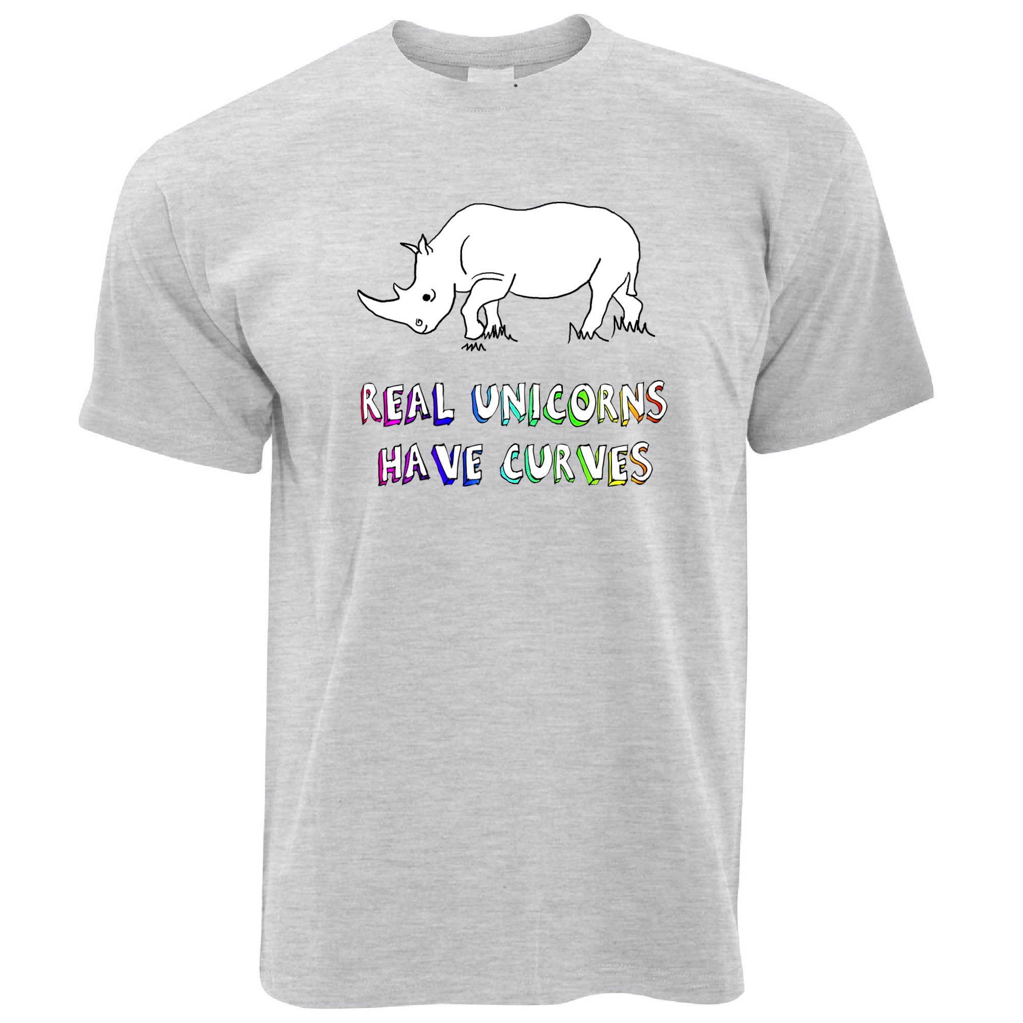 Real Unicorns Have Curves T Shirt