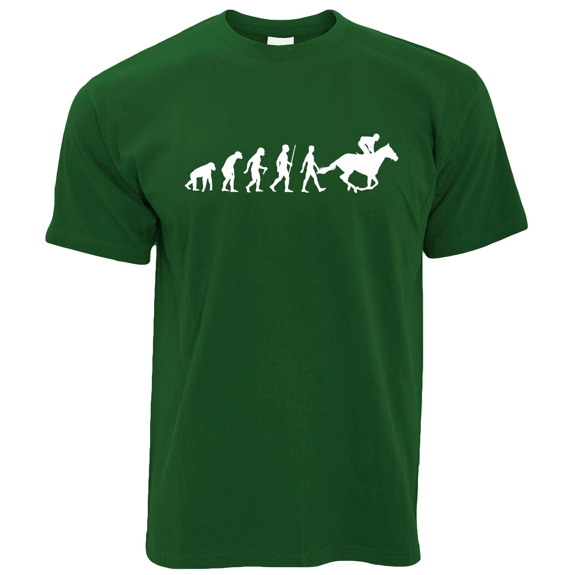 Evolution Of Horse Riding T Shirt