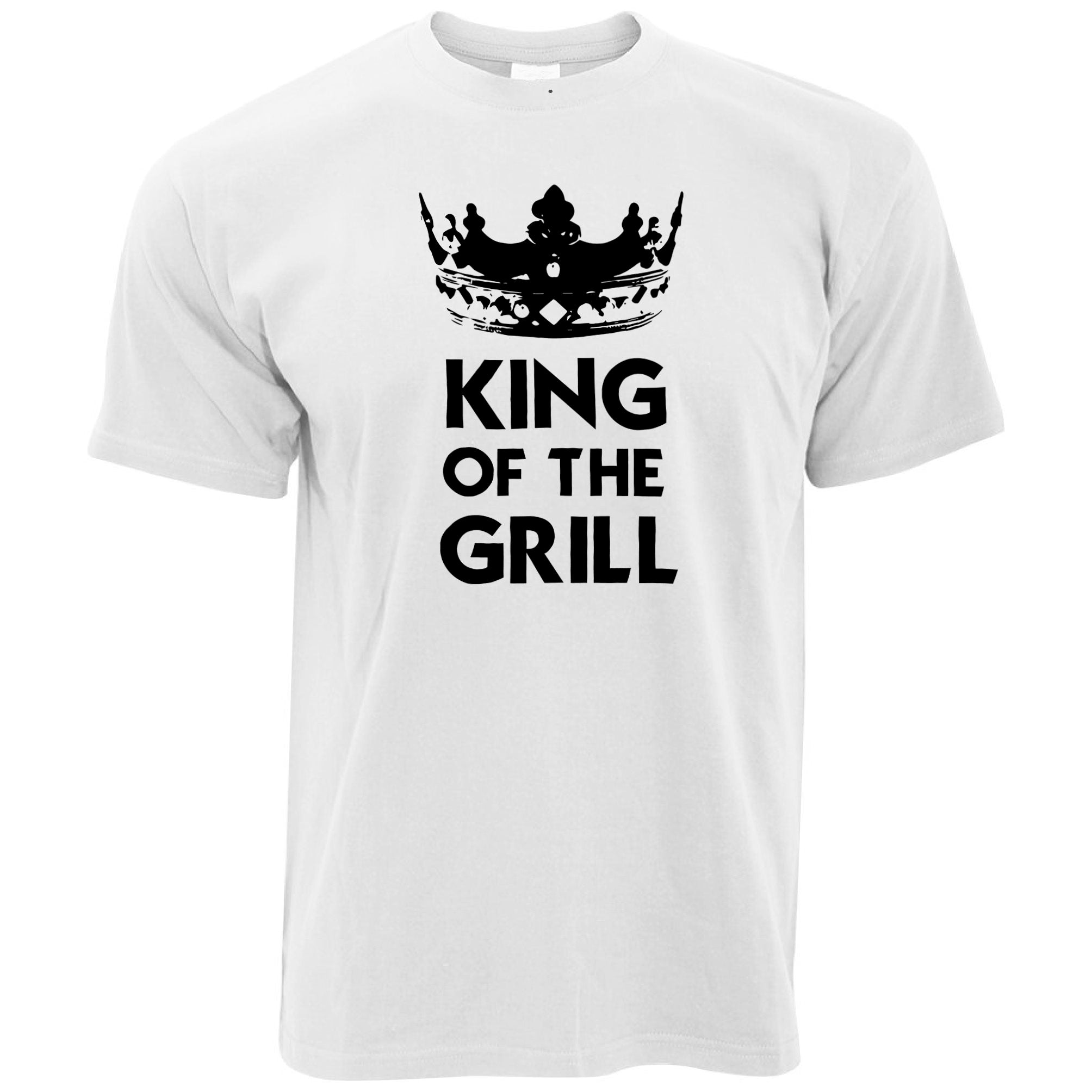 Novelty Cooking T Shirt King Of The Grill Slogan