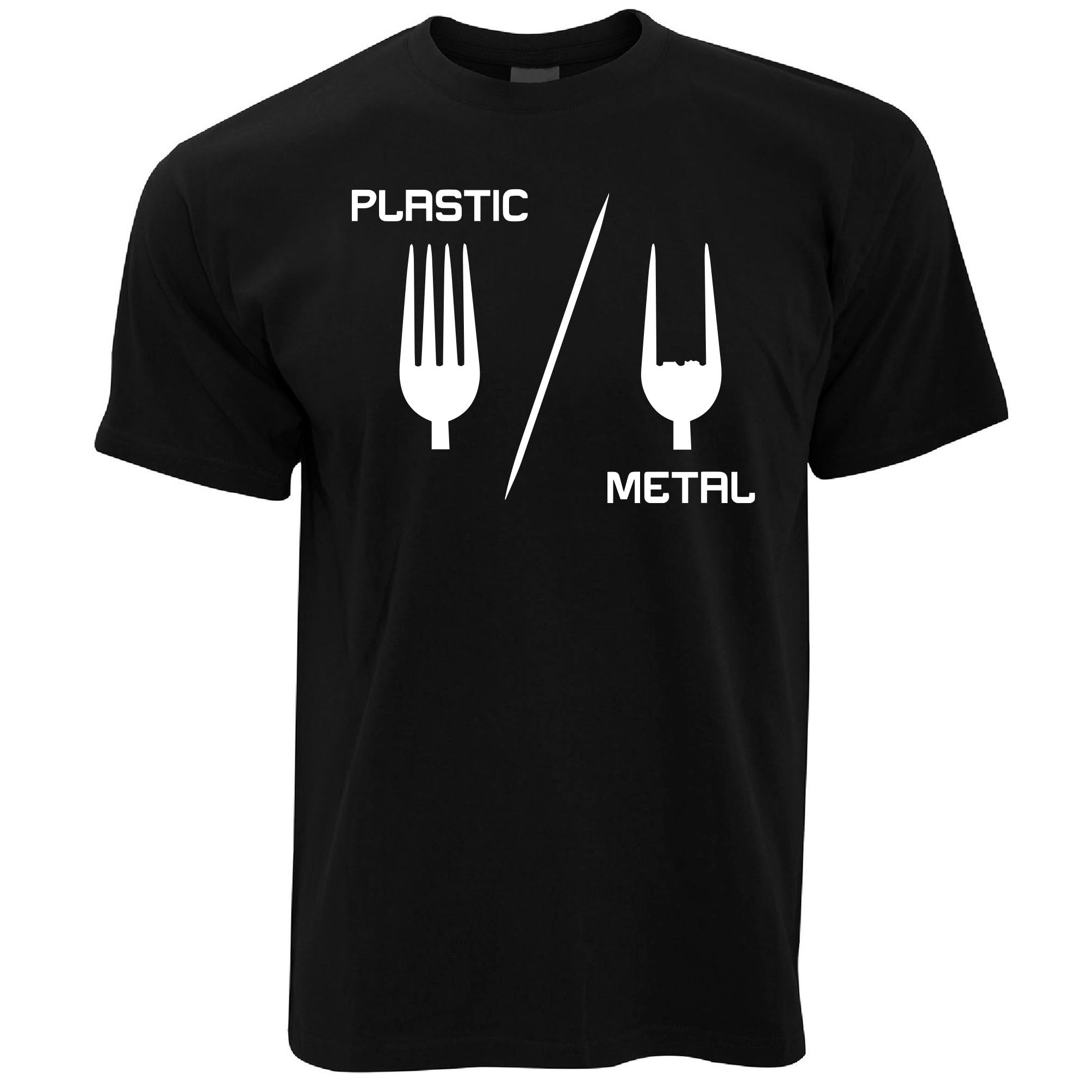 Plastic and Metal Fork T Shirt