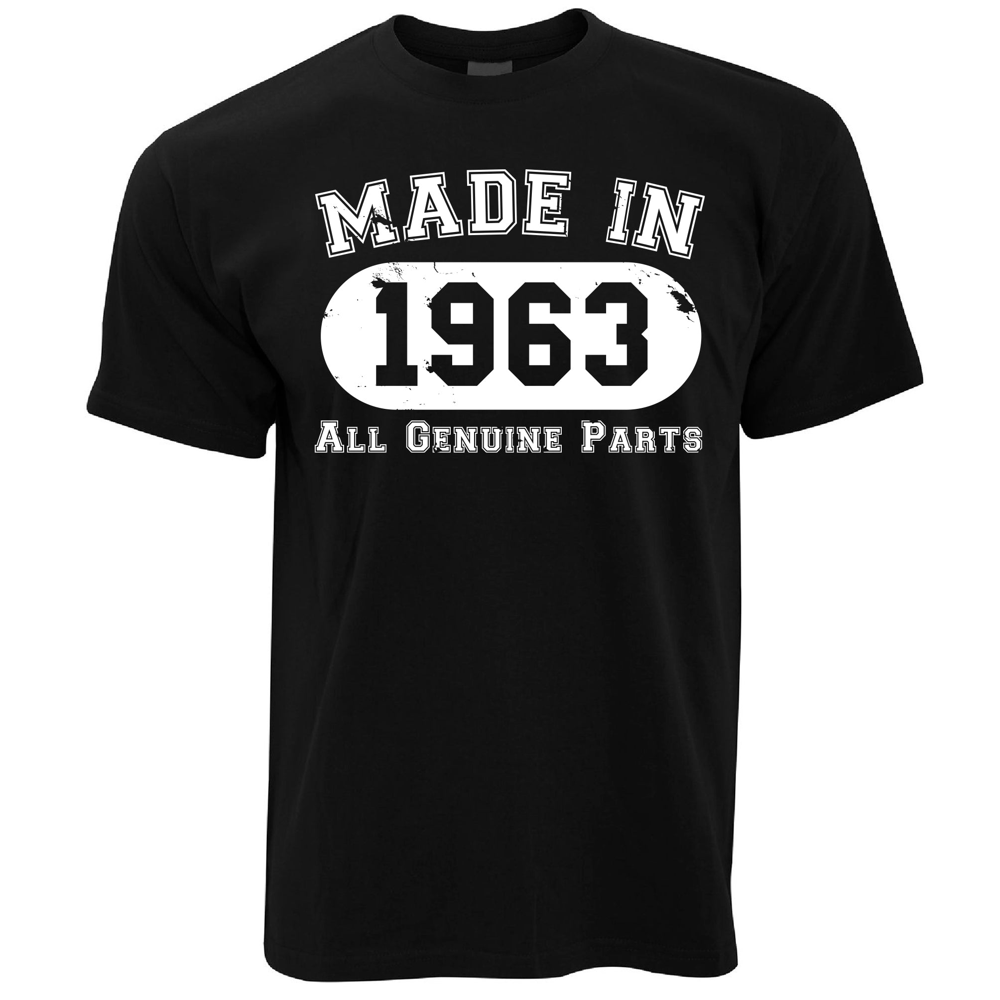 60th Birthday T Shirt Made in 1963 - All Genuine Parts