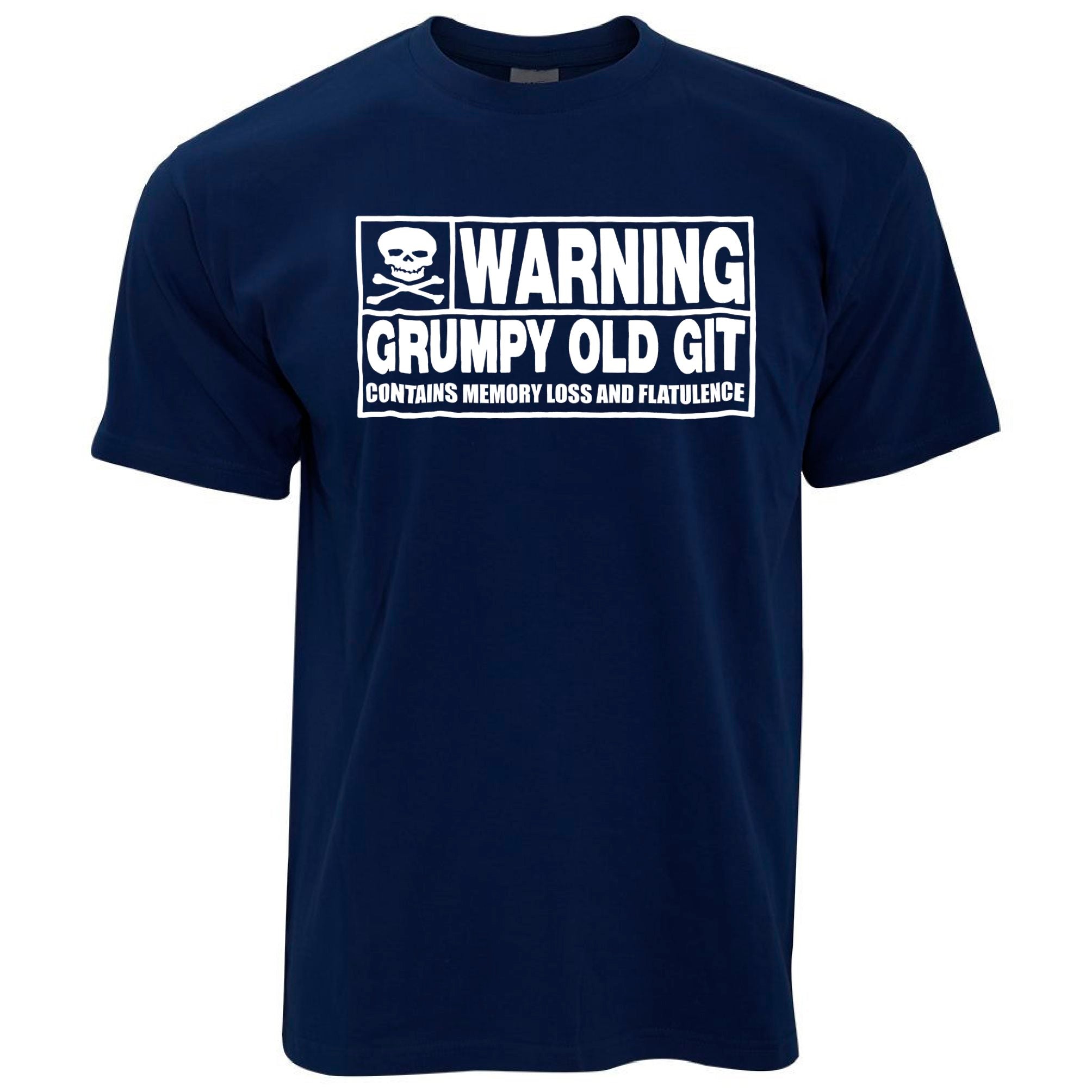 Warning, Grumpy Old Git T Shirt