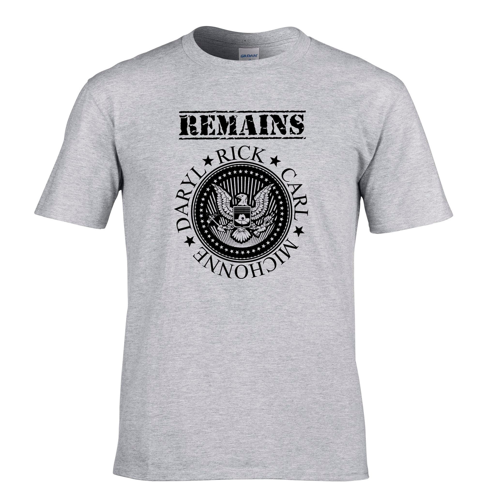 Zombie TV Show T Shirt Who Remains Logo Crest