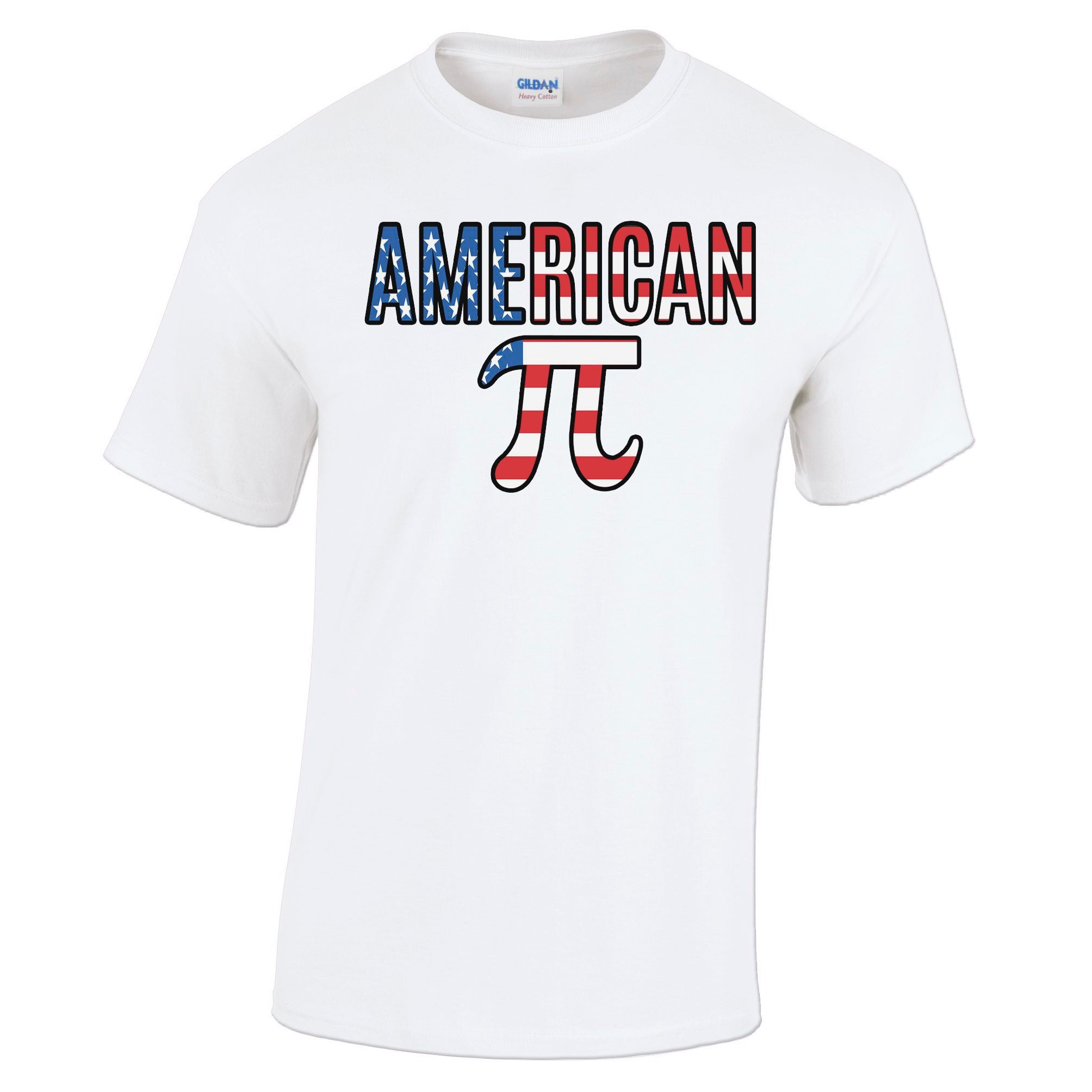 Novelty Parody T Shirt American Pi Joke Slogan