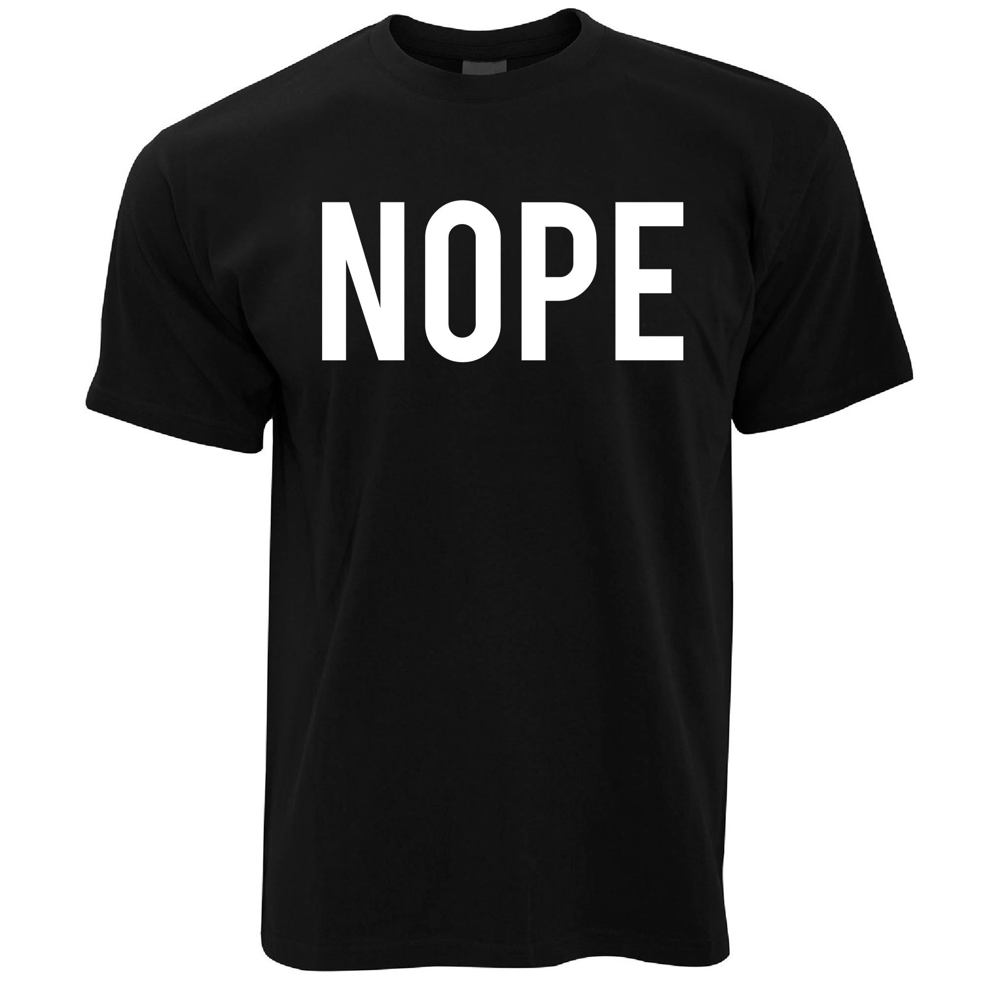 Mens Nope T Shirt Tee