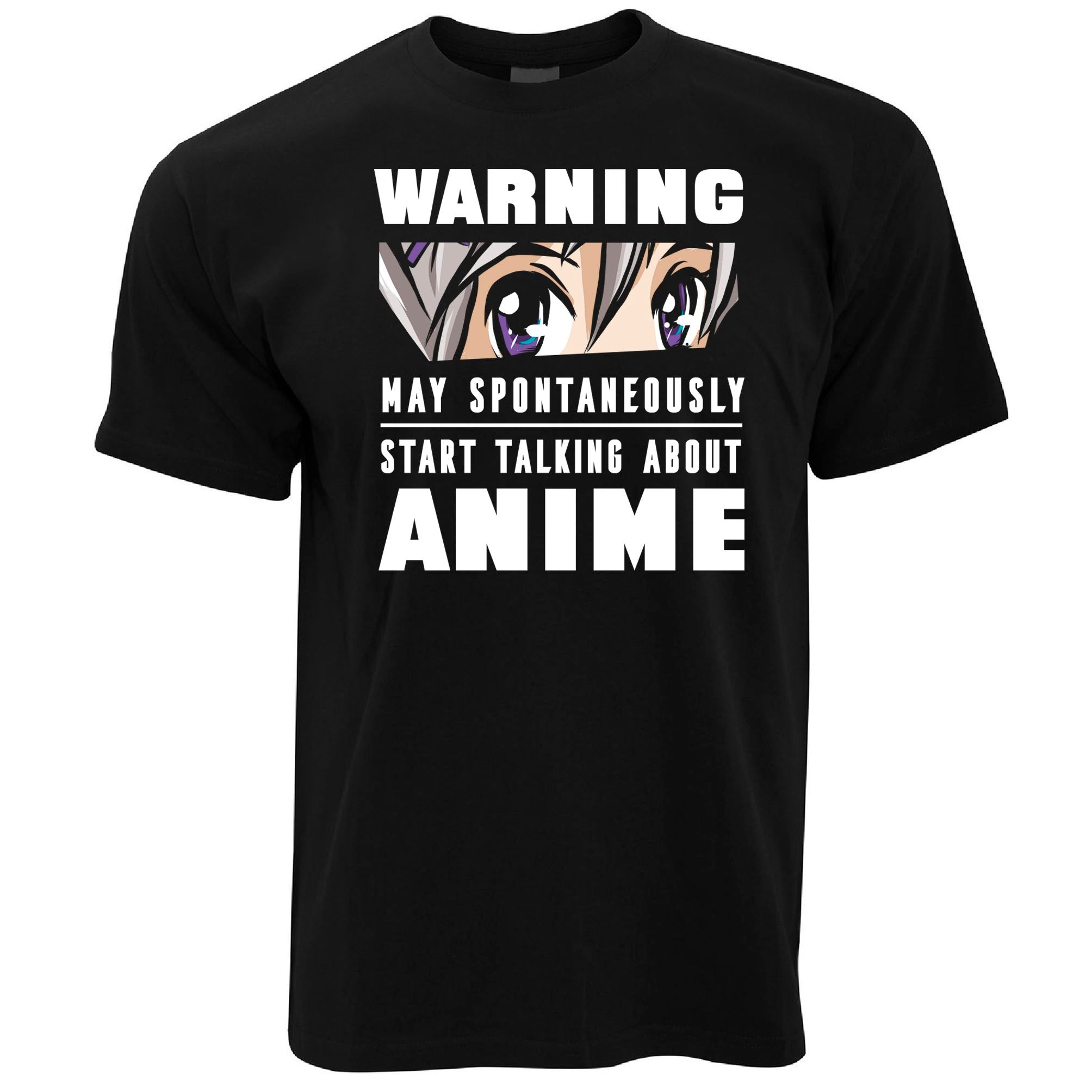 Warning May Talk About Anime T Shirt