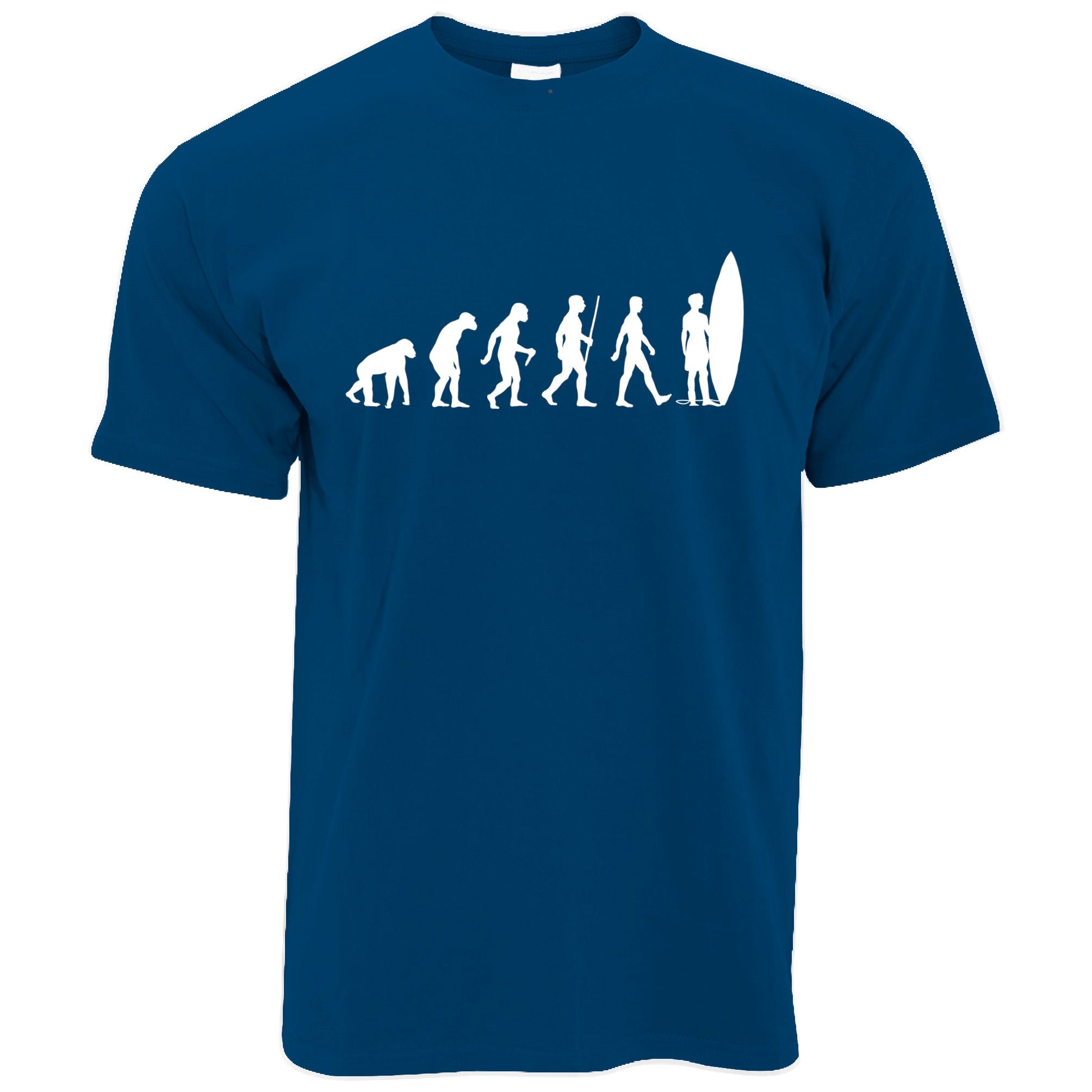 Evolution Of A Surfer Dude T Shirt