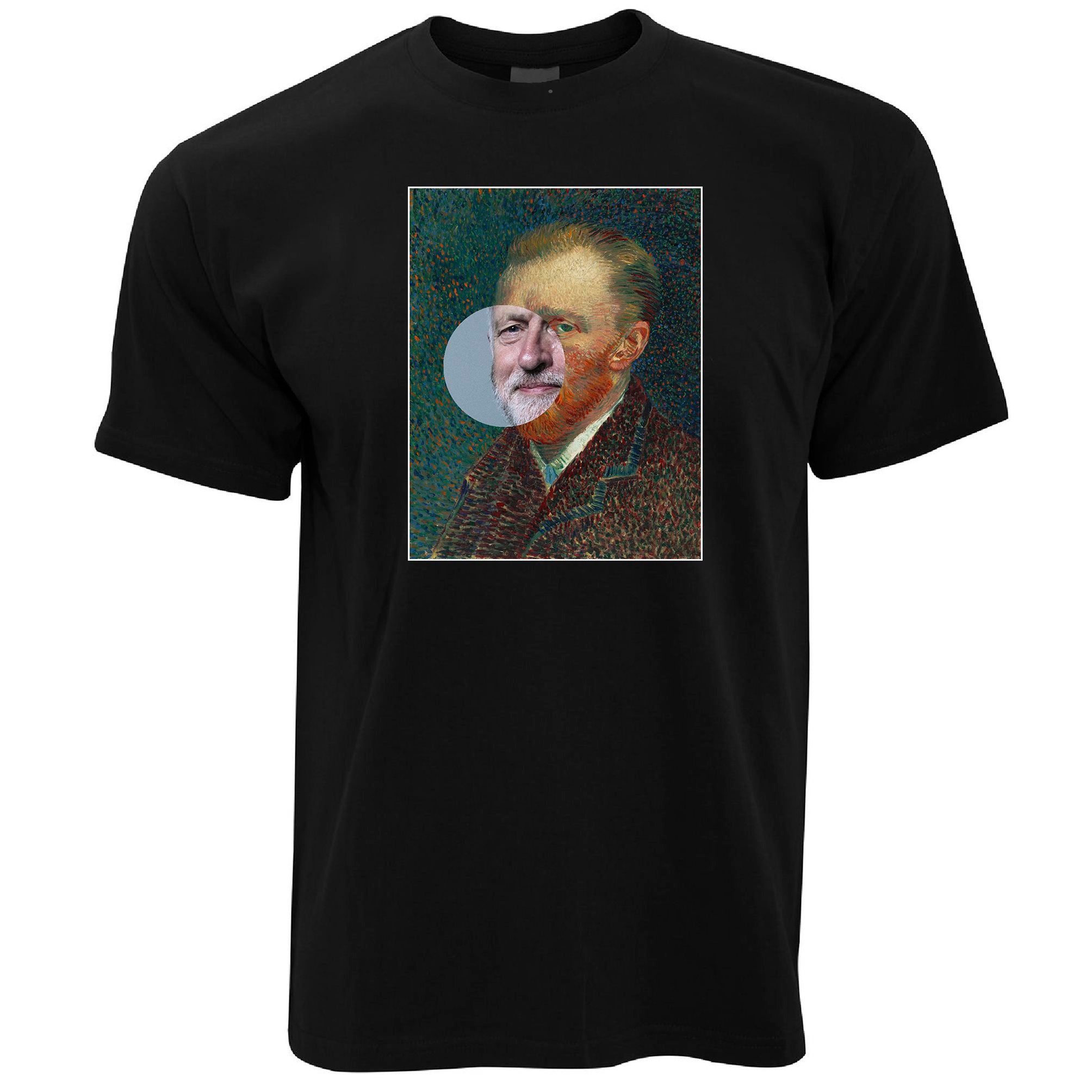 Political T Shirt Jeremy Corbyn Van Gogh Splice