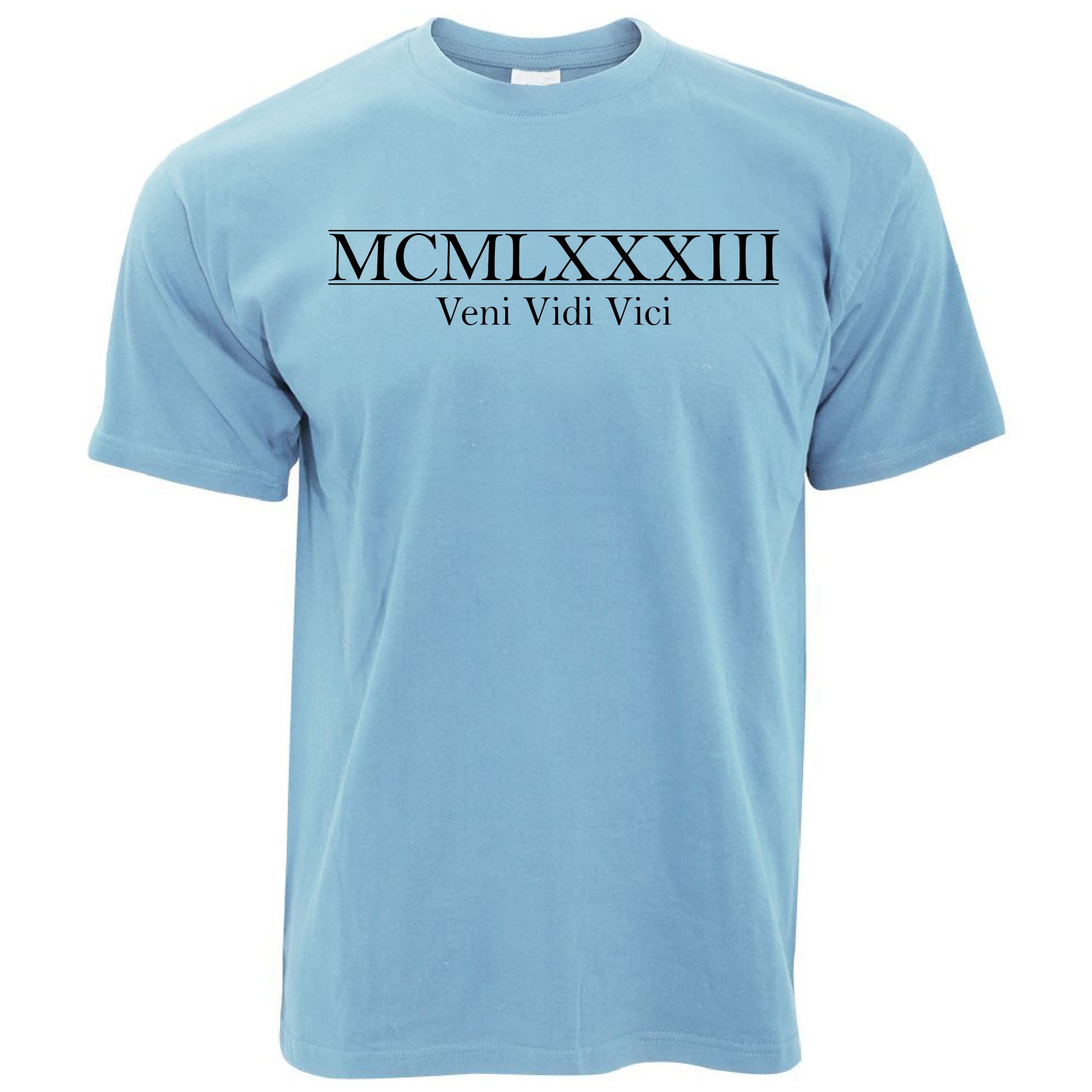 40th Birthday T Shirt MCMLXXXIII Veni Vidi Vici (1983)