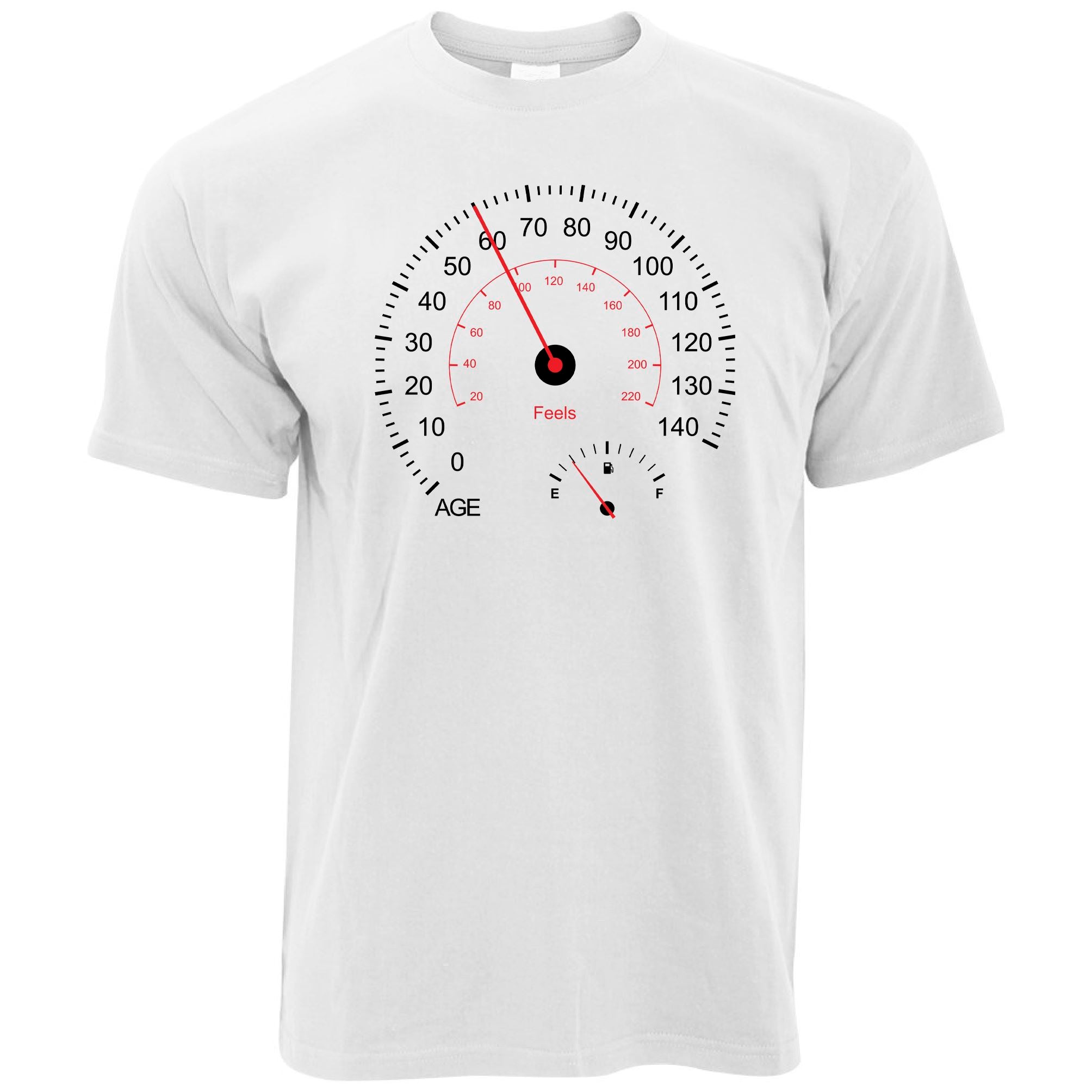 60th Birthday T Shirt Car Speedometer (1963)