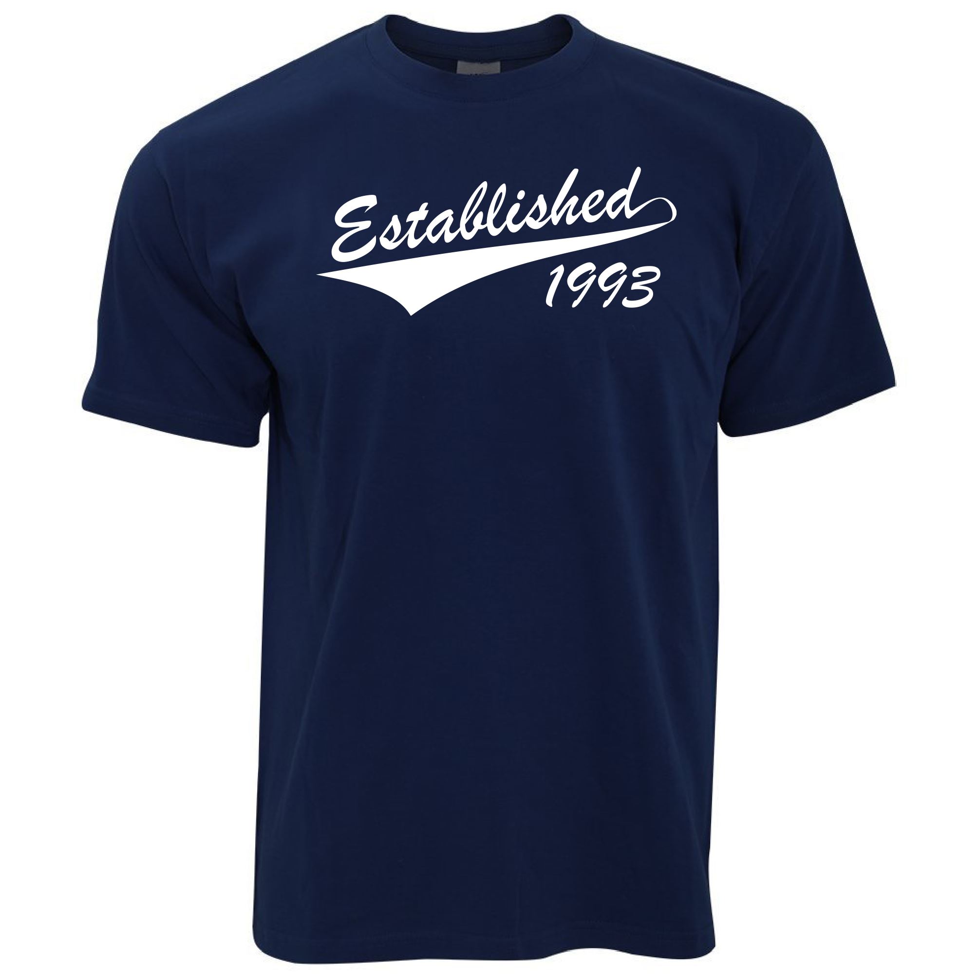 30th Birthday T Shirt Established 1993