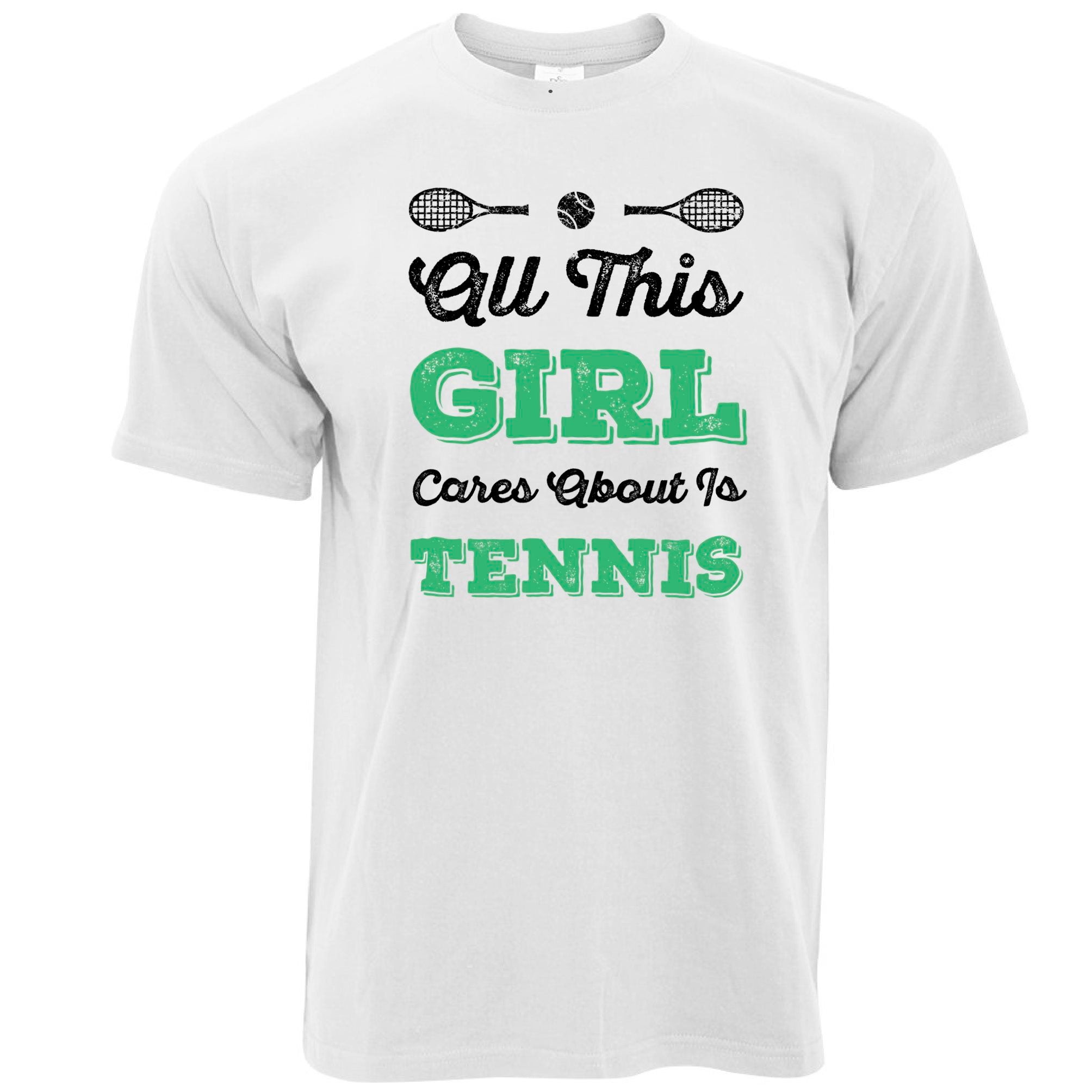 Sports T Shirt All This Girl Cares About Is Tennis