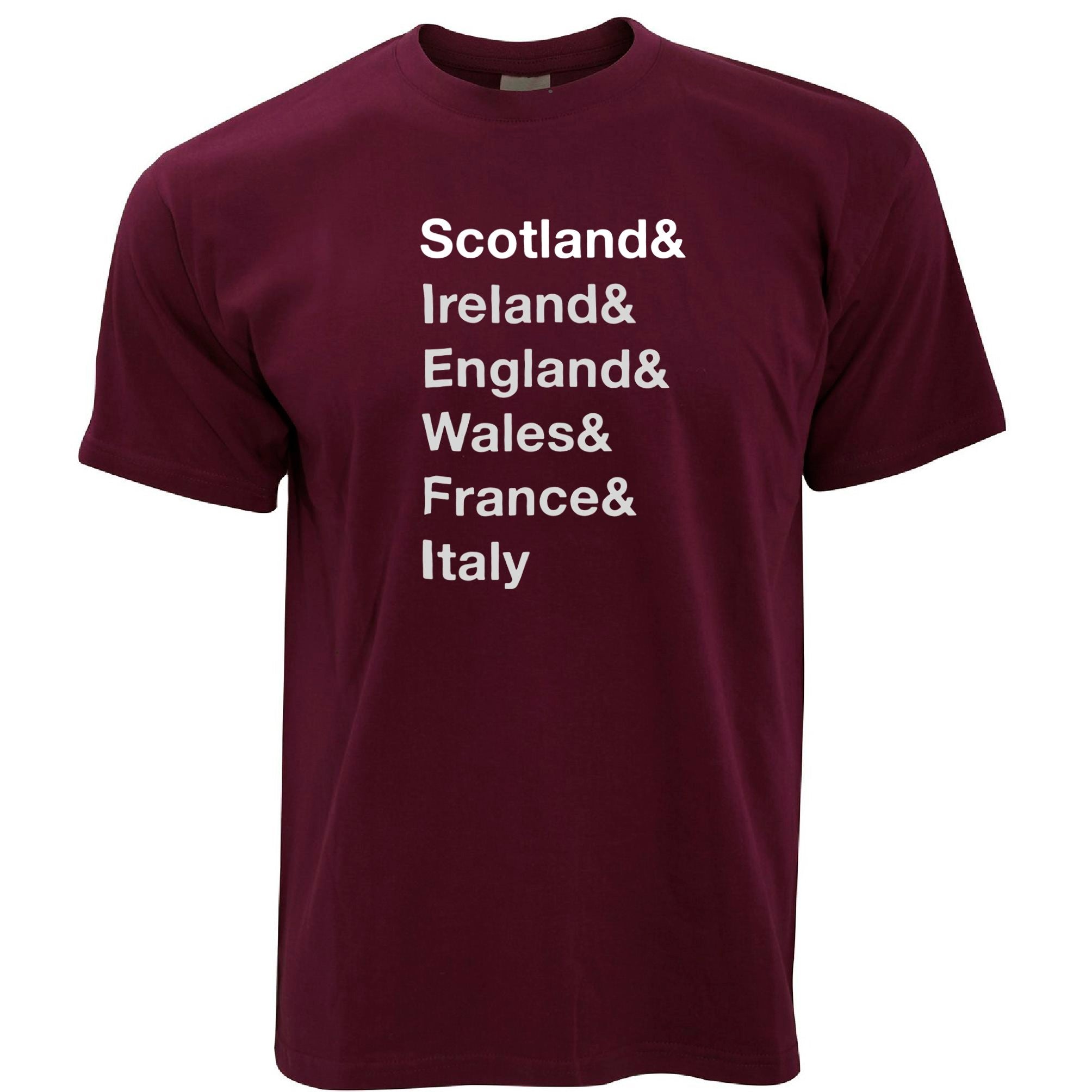 The Six Nations T Shirt Scotland, Ireland, England