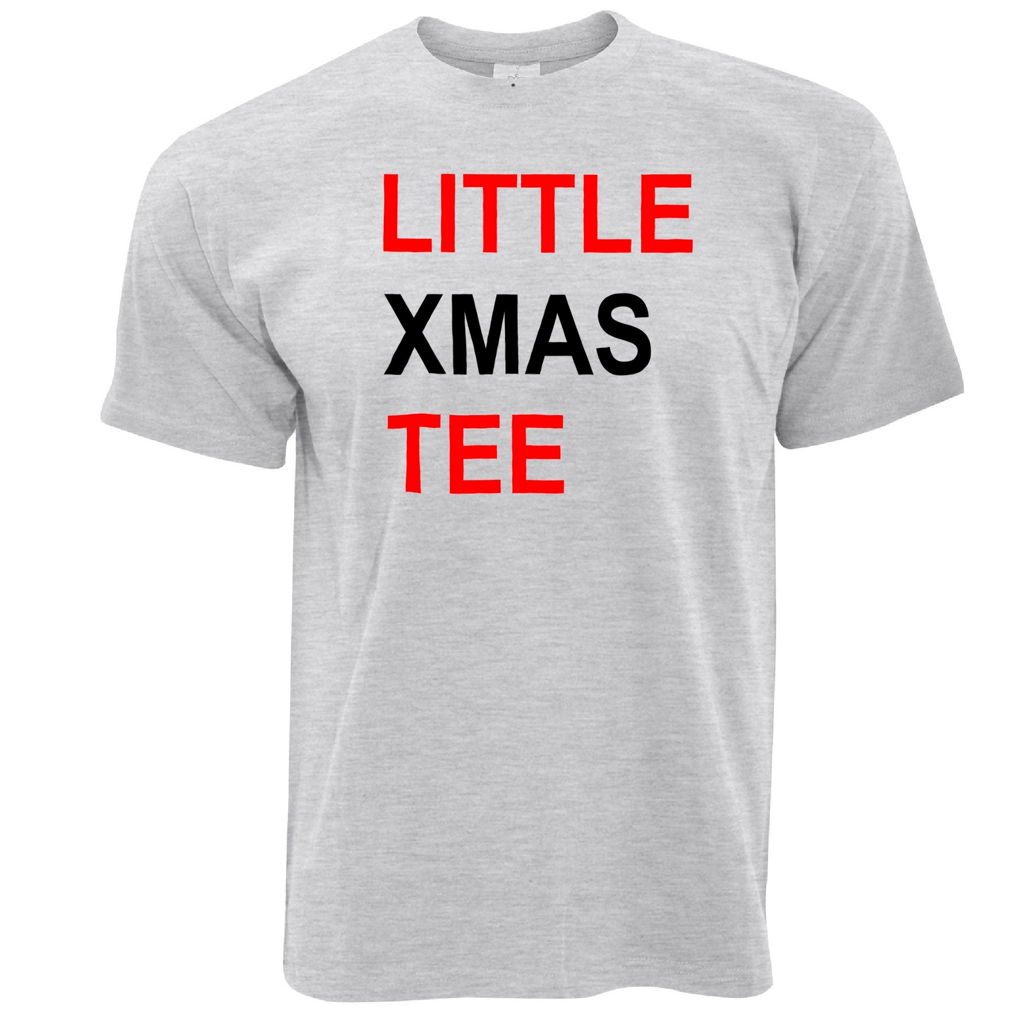 Novelty Christmas T Shirt Little Xmas Tee Pun