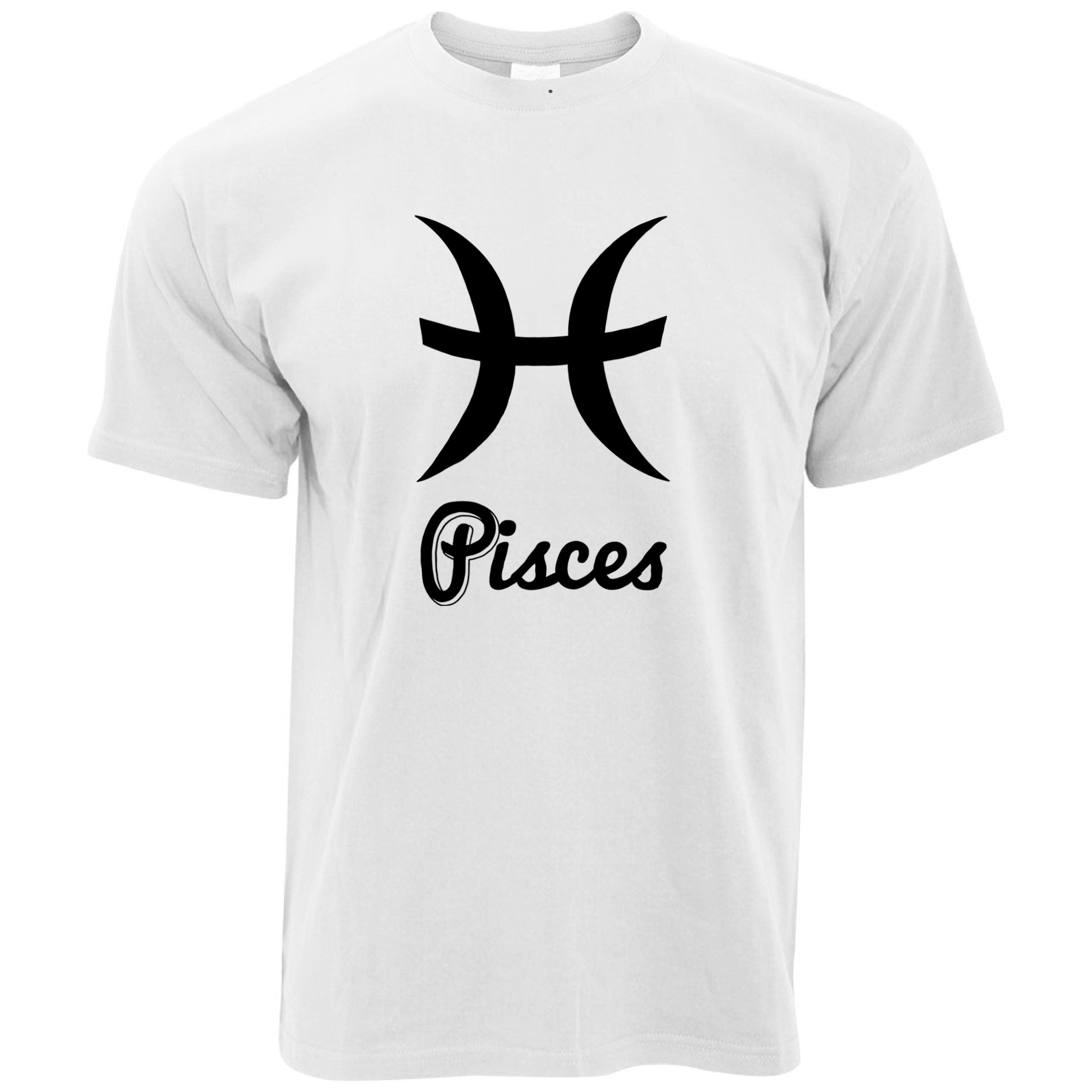 Horoscope T Shirt Pisces Zodiac Star Sign Birthday