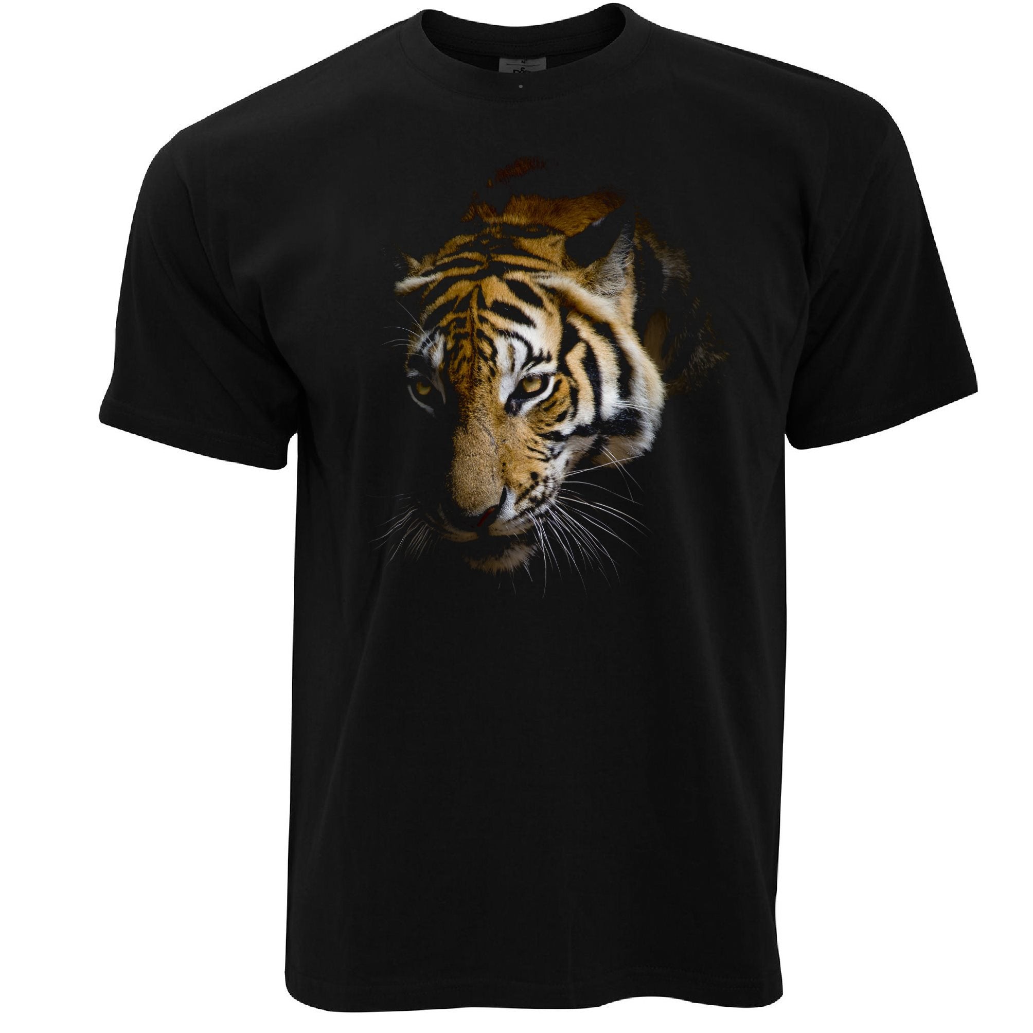 Tiger T Shirt Photographic Animal Head