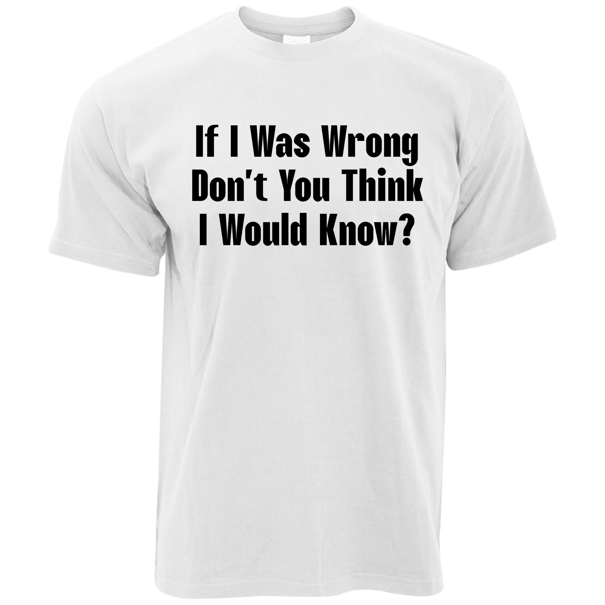 If I Was Wrong T Shirt