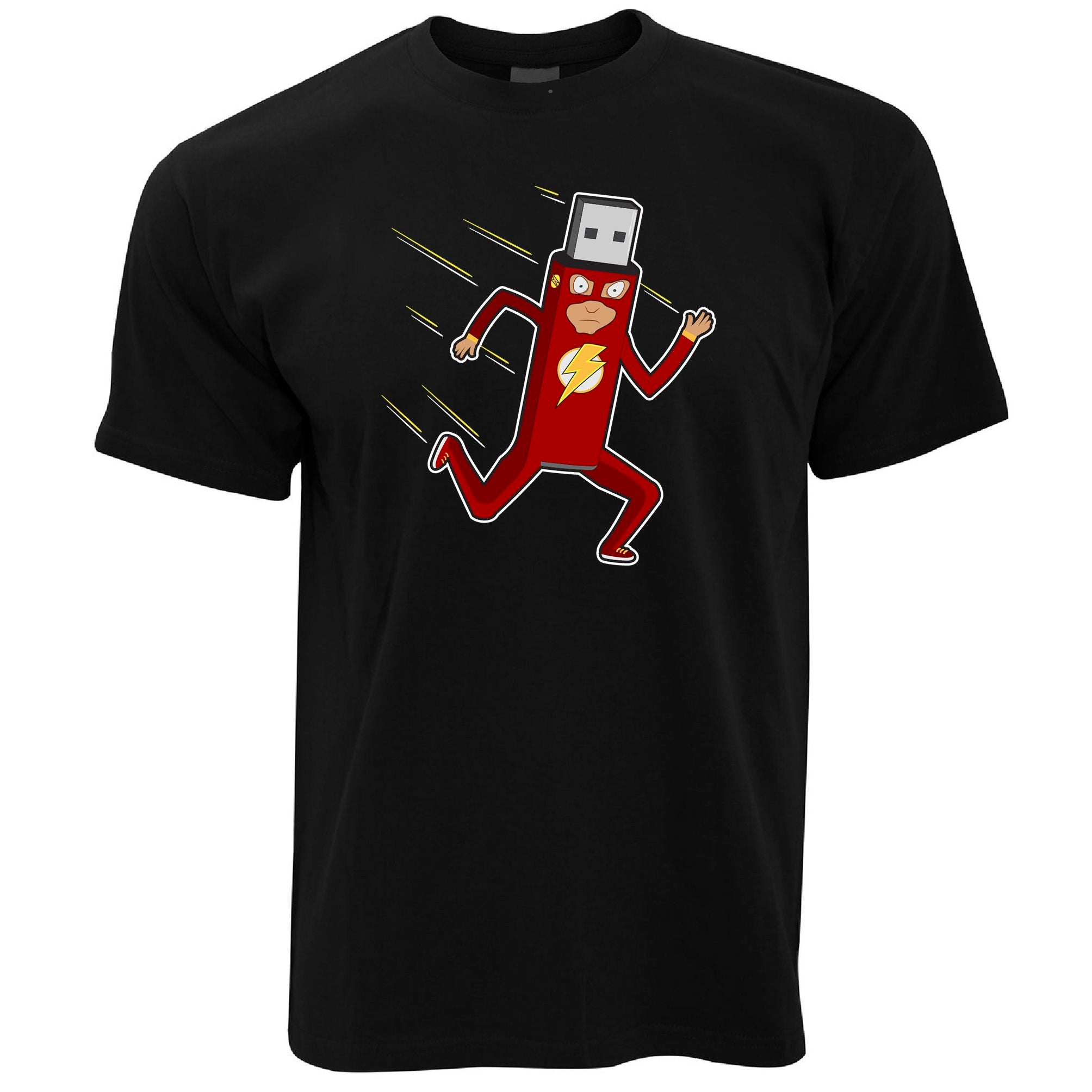 Novelty Superhero T Shirt The Fastest Flash Drive