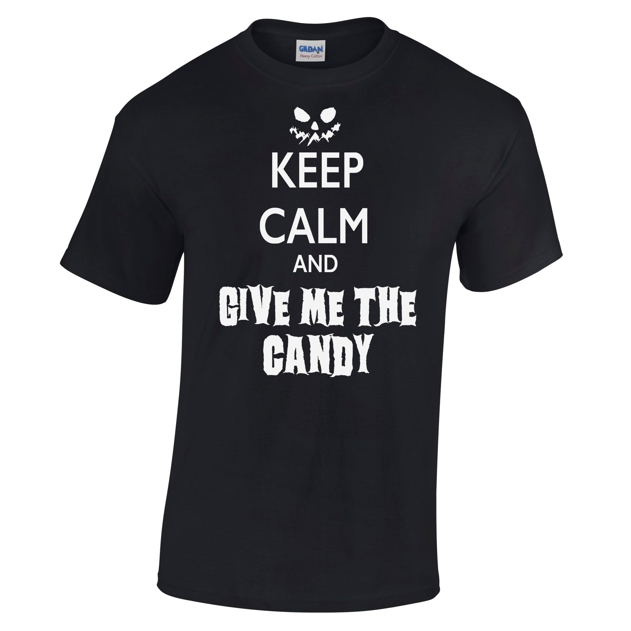 Halloween T Shirt Keep Calm And Give Me The Candy