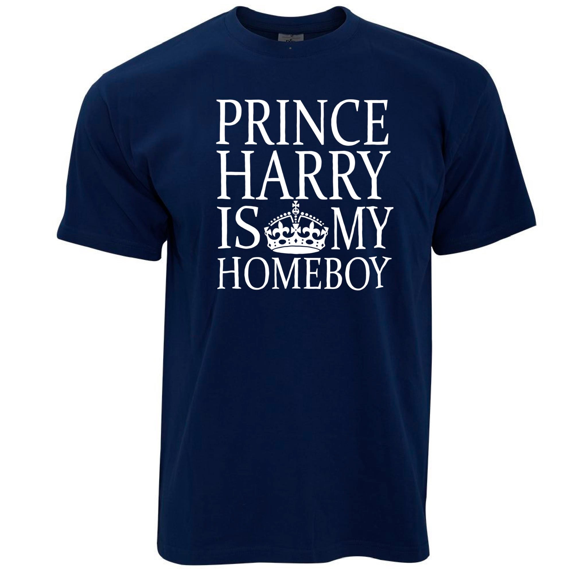 Novelty T Shirt Prince Harry Is My Homeboy