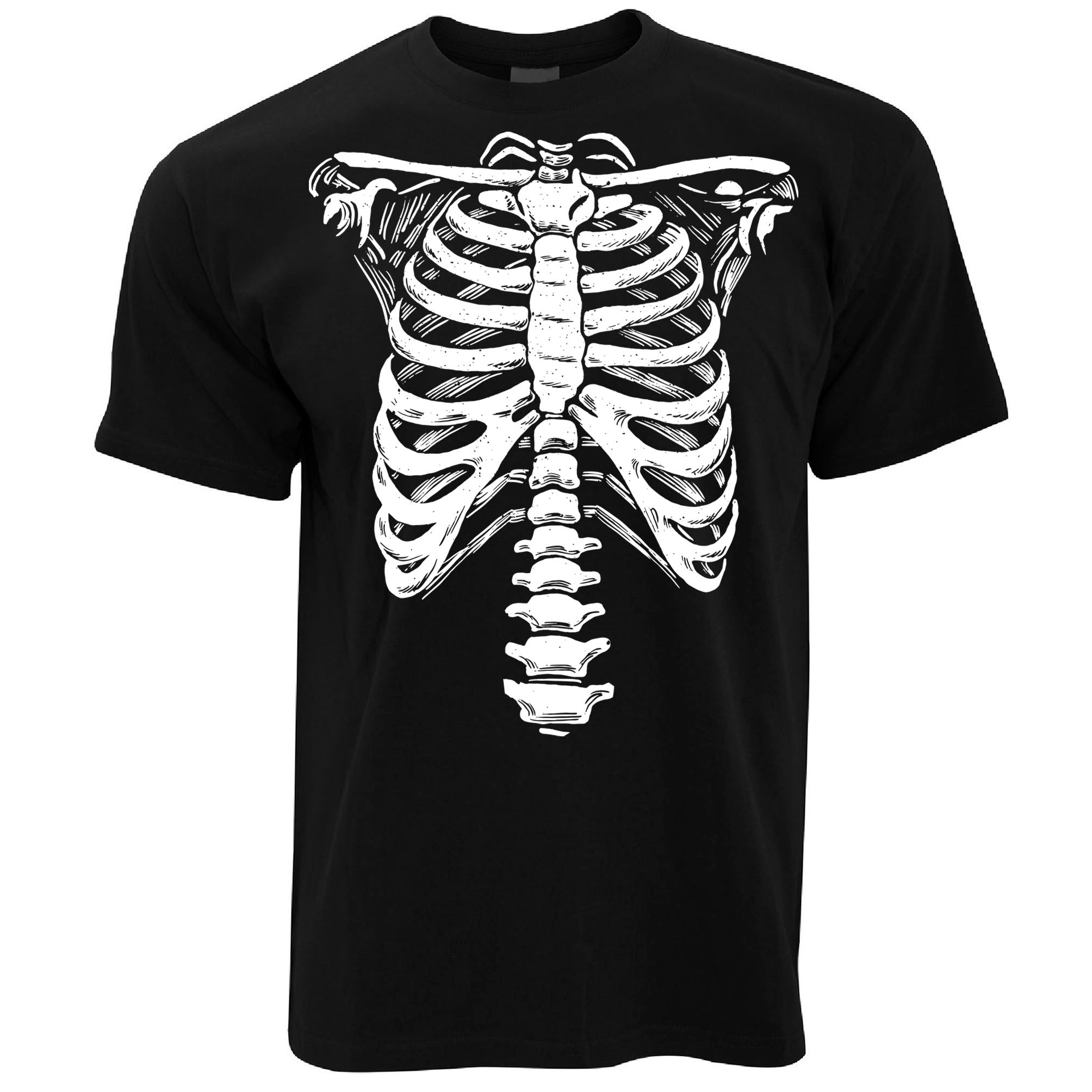 Skeleton's Ribcage Halloween T Shirt