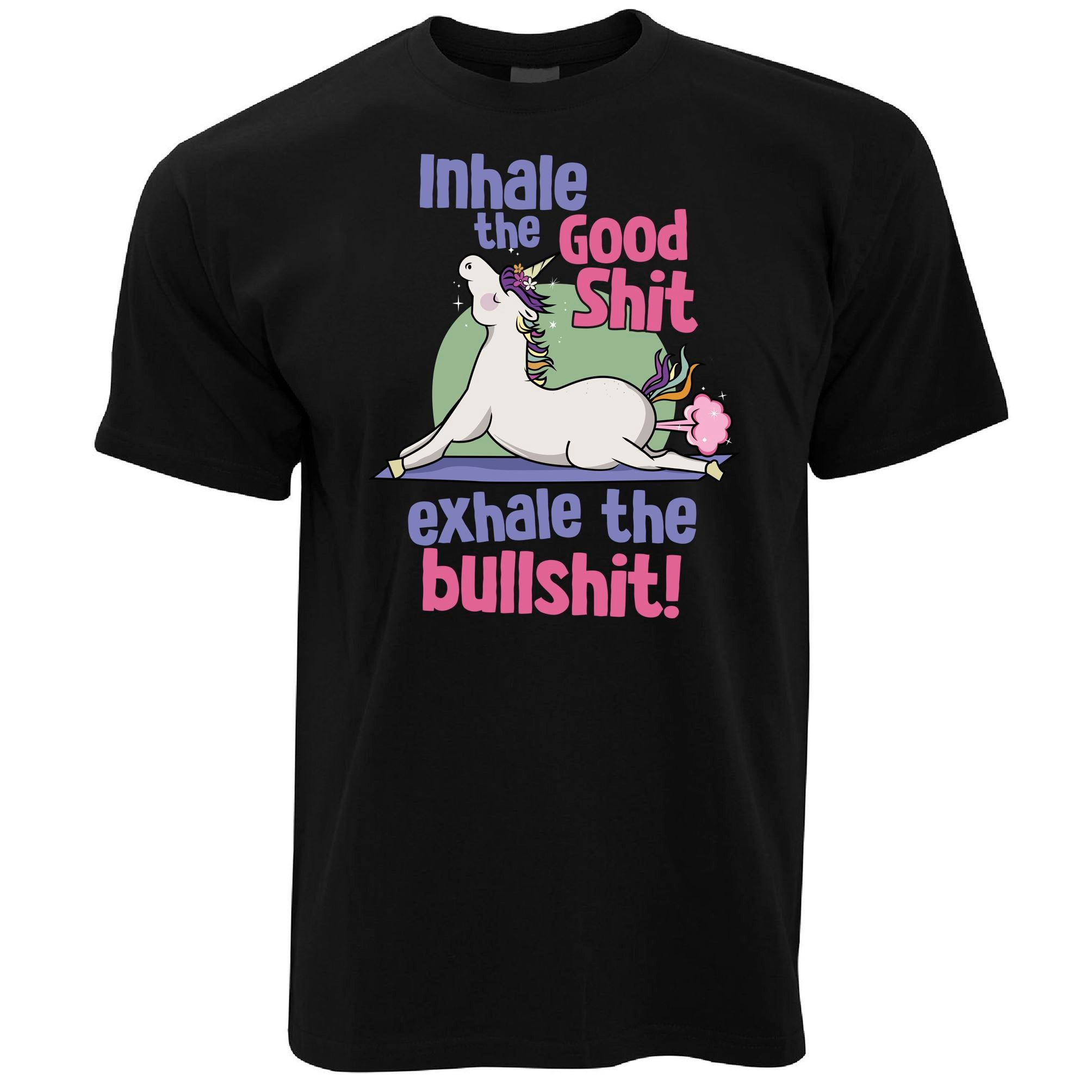 Farting Unicorn Yoga T Shirt