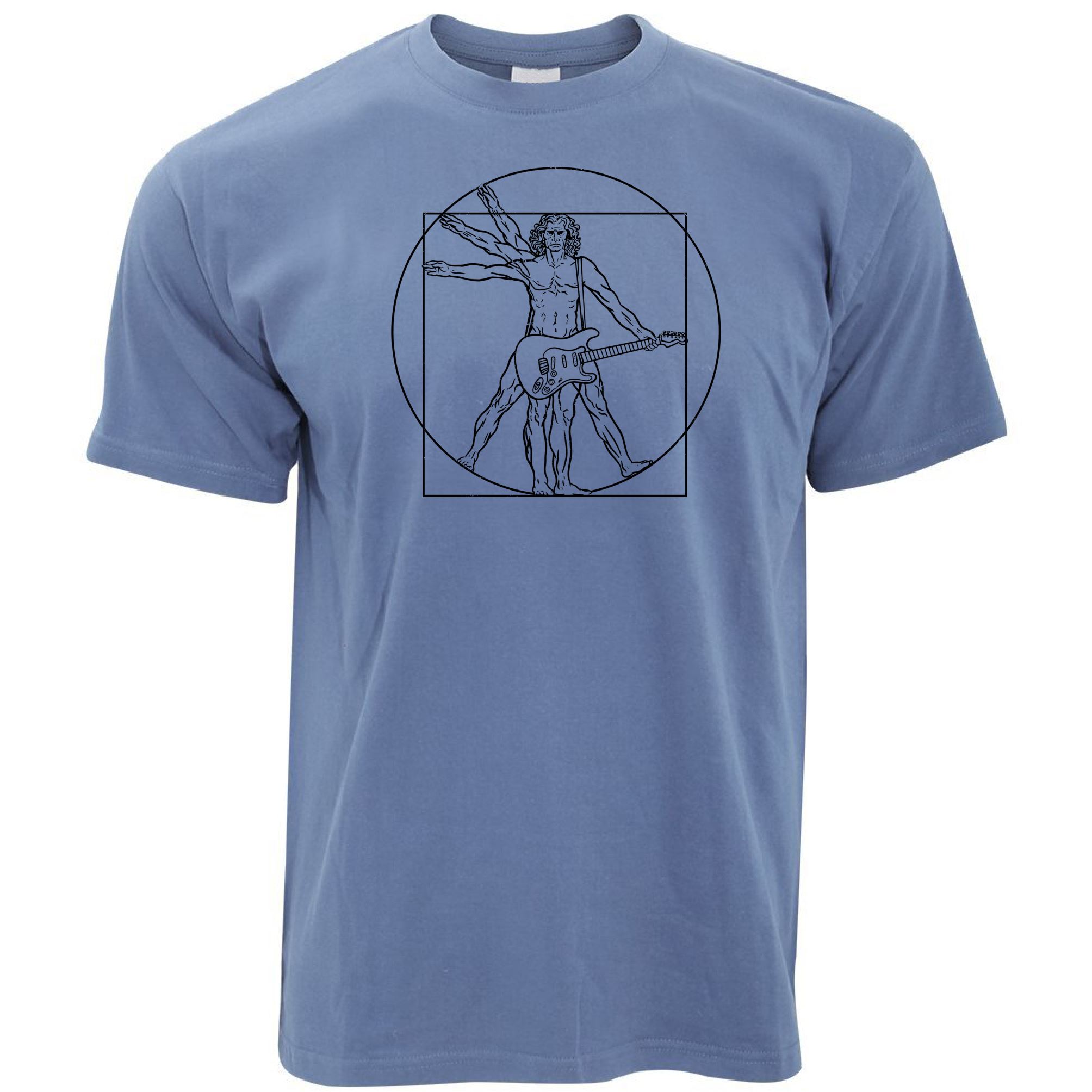 Vitruvian Guitarist T Shirt