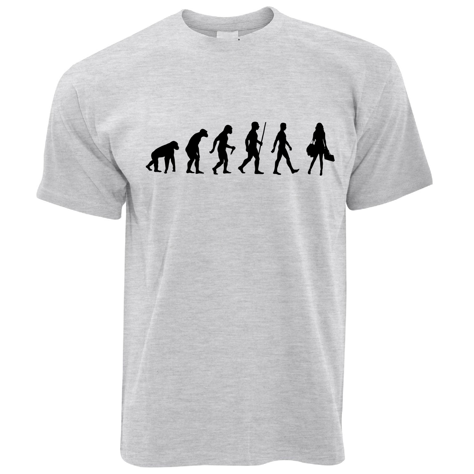 Joke T Shirt The Evolution of Shopping