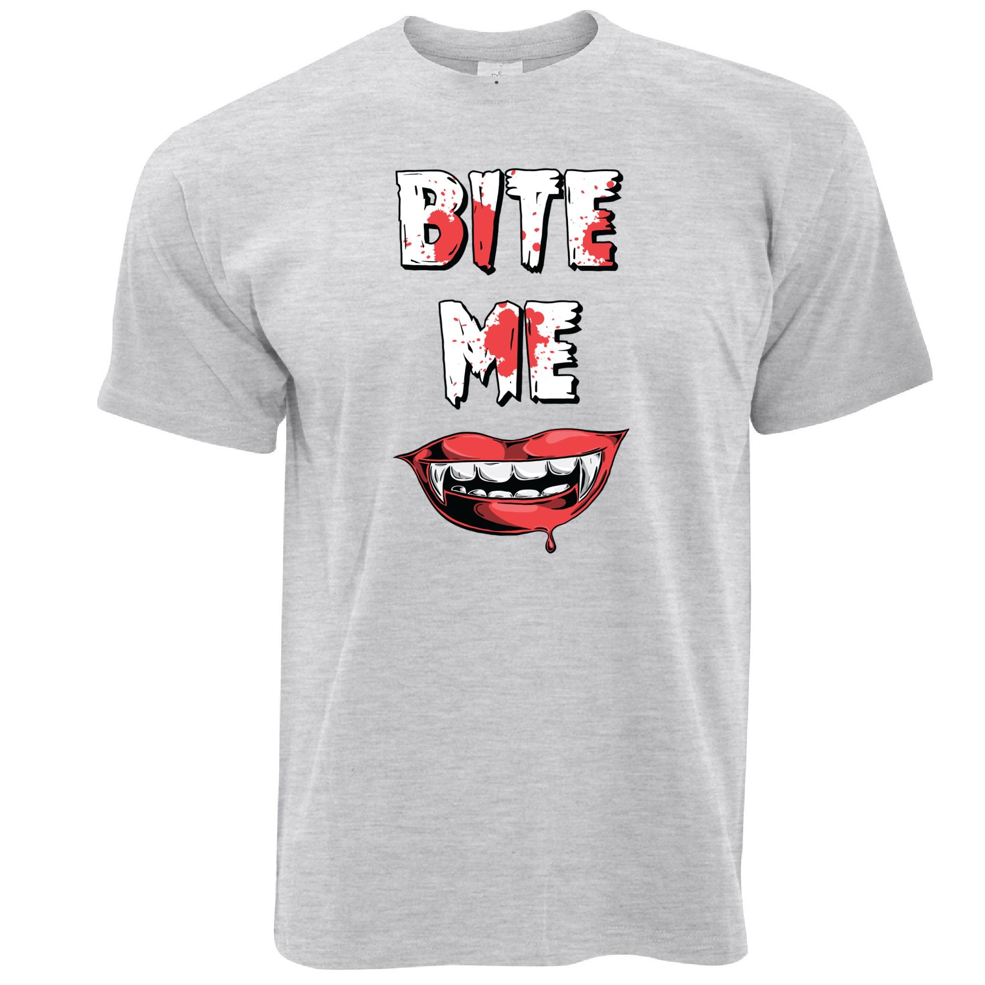 Sassy Halloween T Shirt Bite Me Vampire Slogan