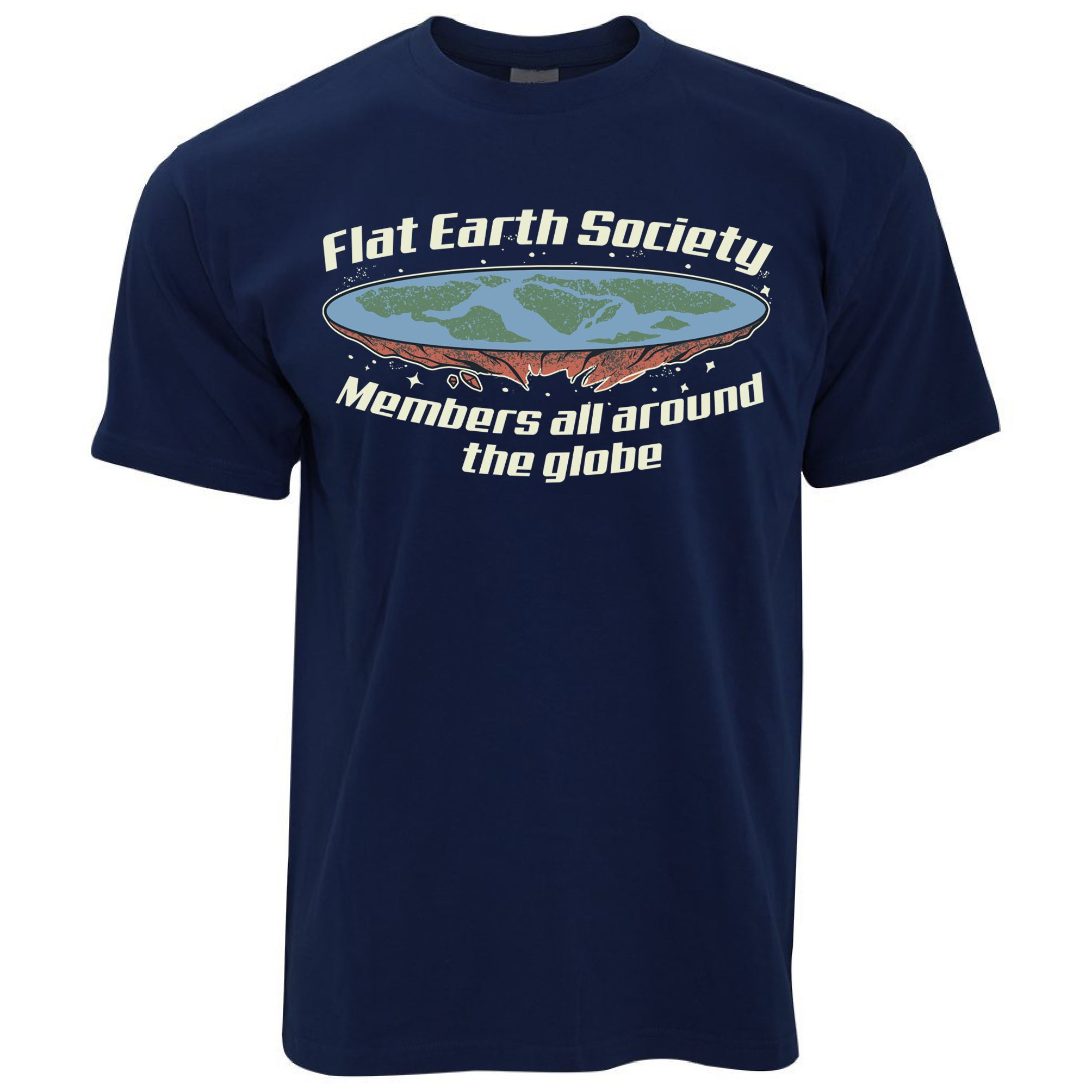 Flat Earth Society T Shirt