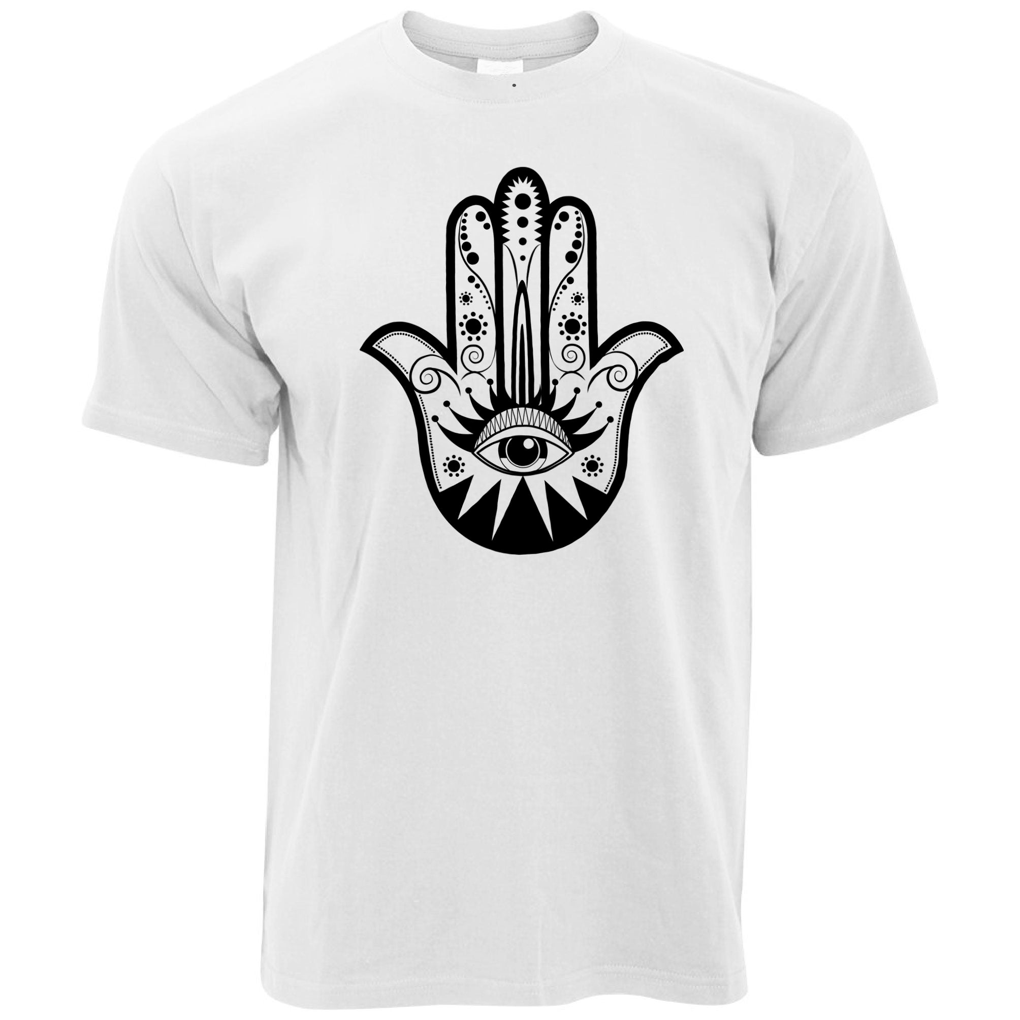 Traditional Art T Shirt Hamsa Hand Graphic