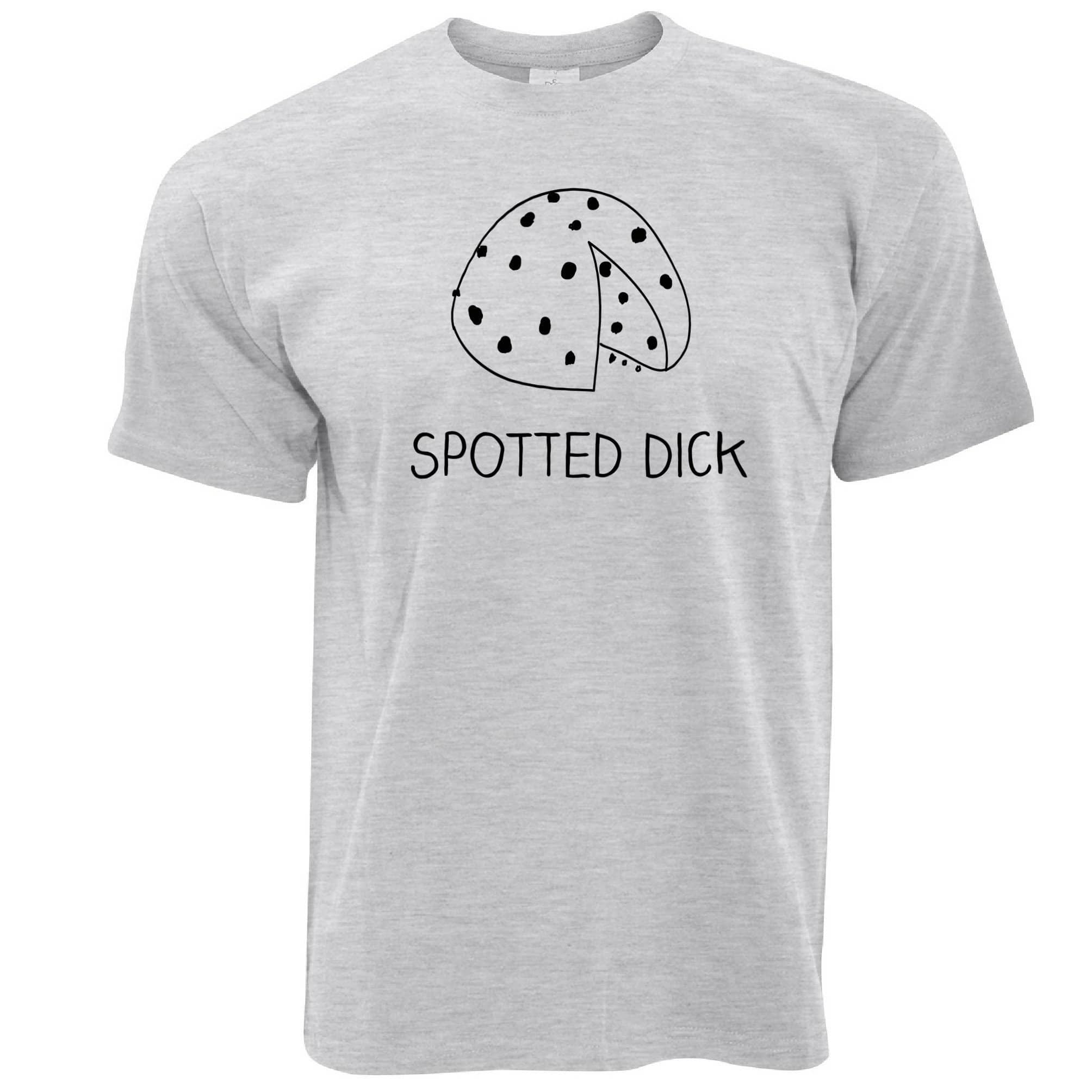 Chef's Cooking T Shirt Hand Drawn Spotted Dick Logo