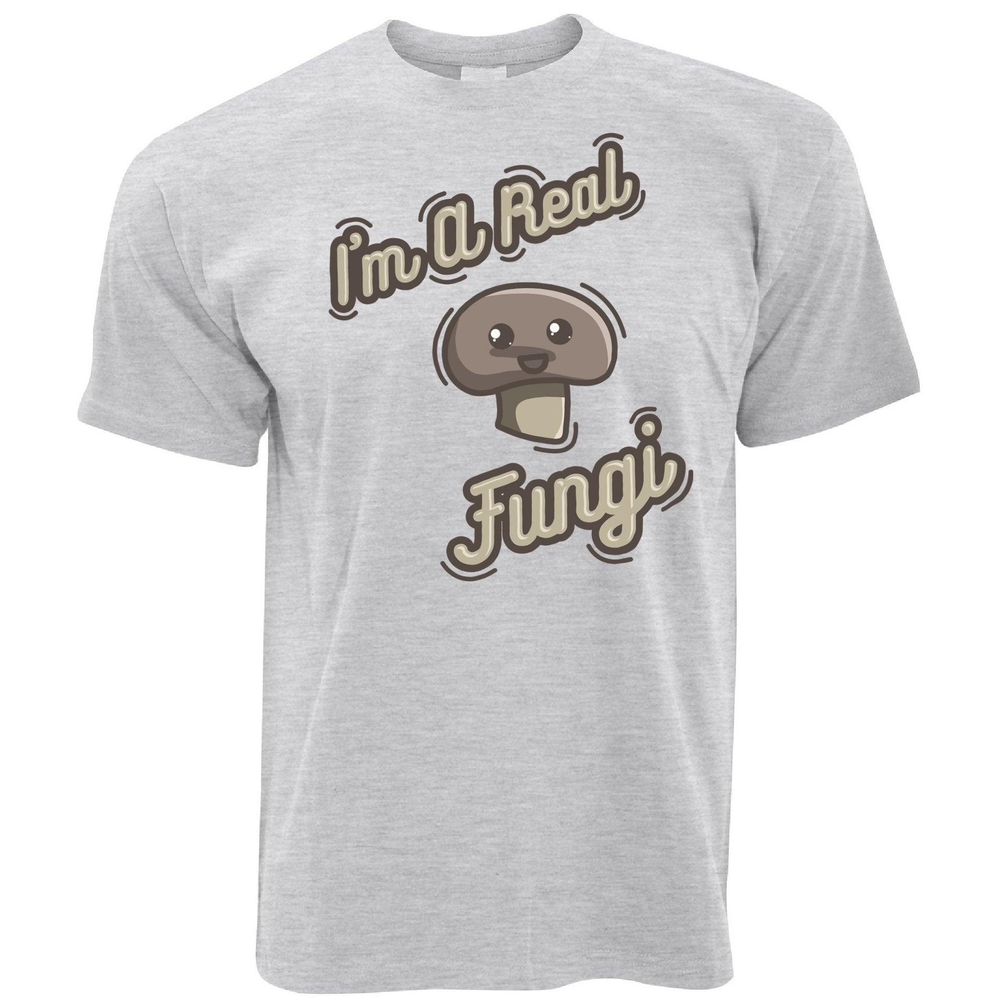 Novelty Vegan T Shirt I'm A Real Fun Guy Fungi Pun