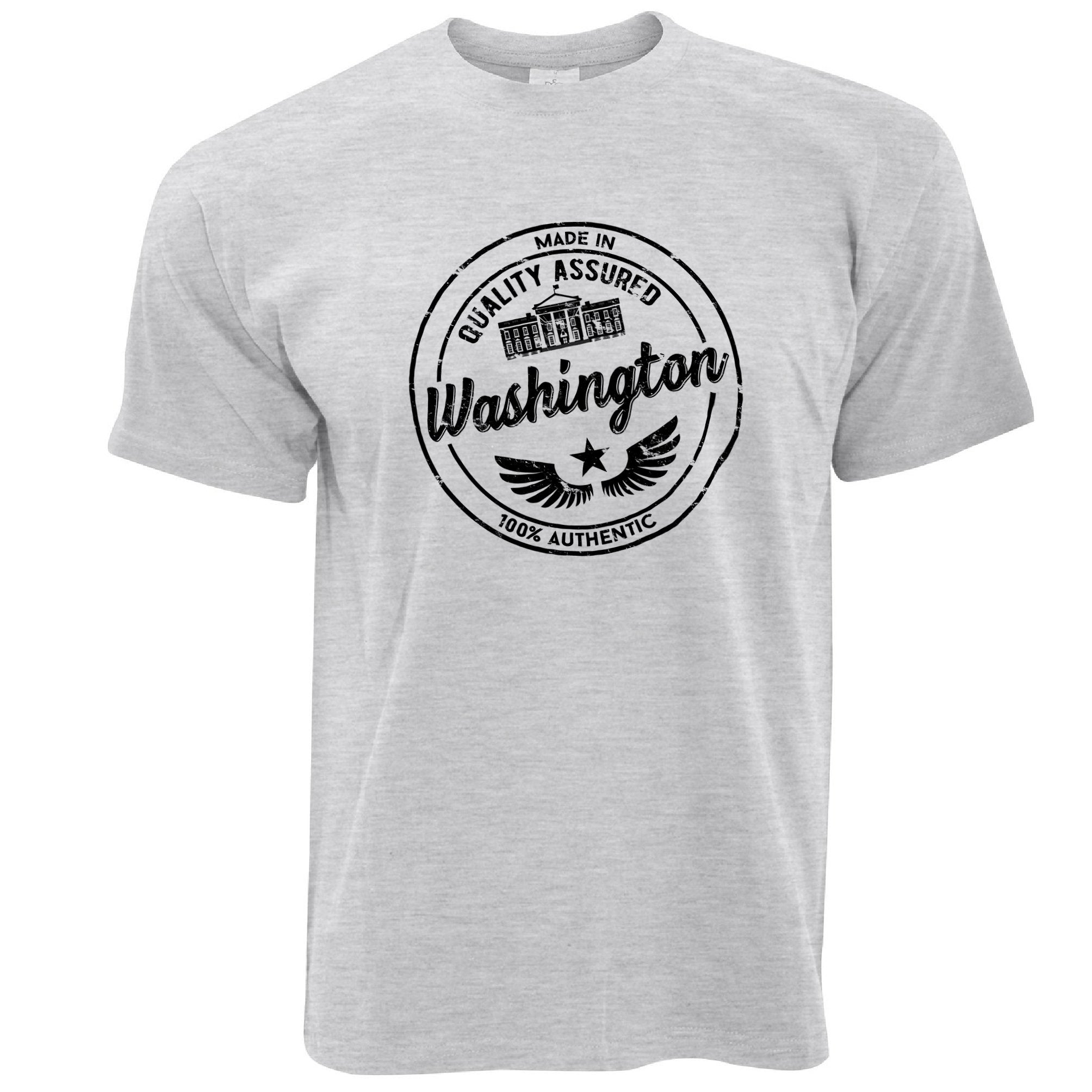 Hometown Pride T Shirt Made in Washington Stamp