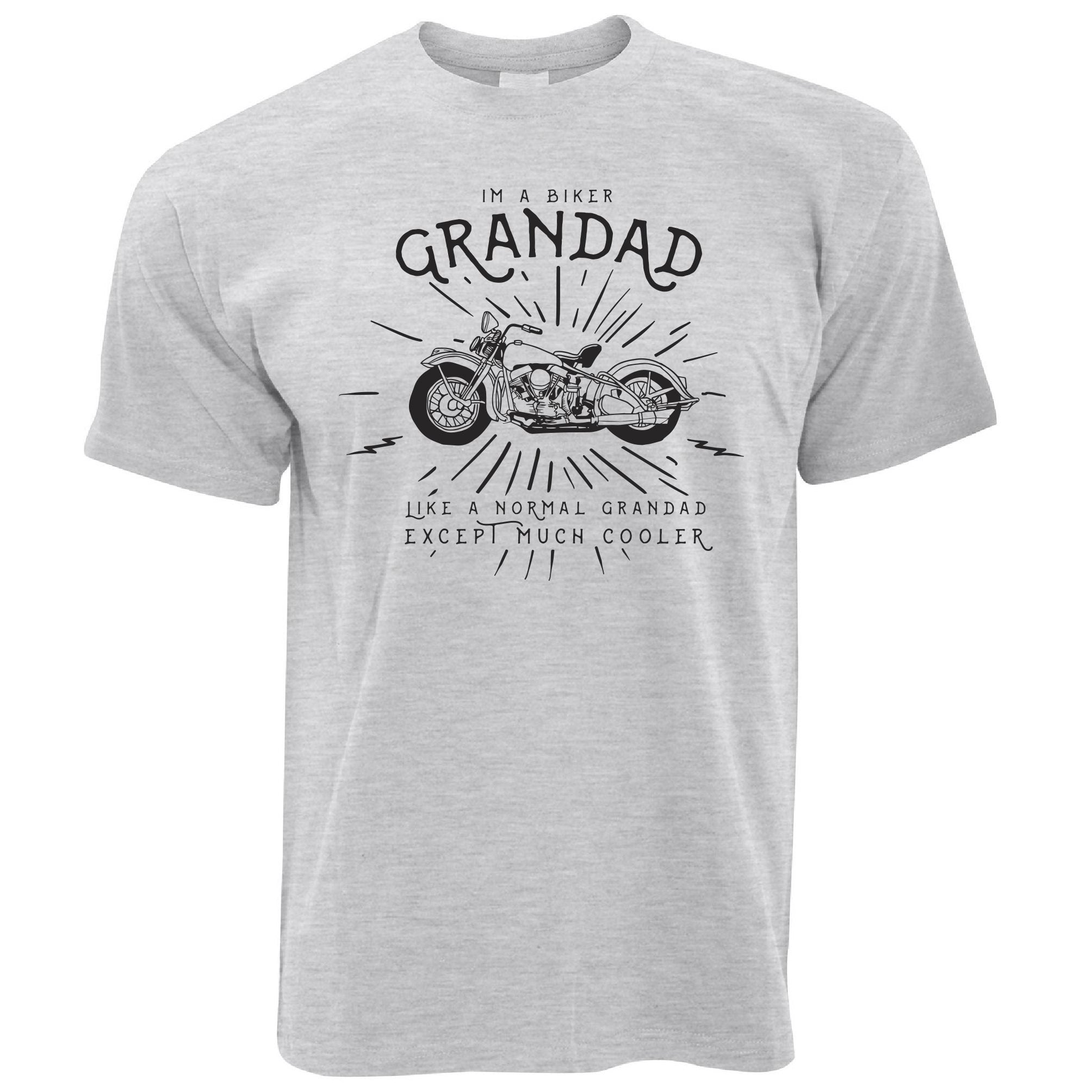 I'm A Biker Grandad Motorcycle T Shirt