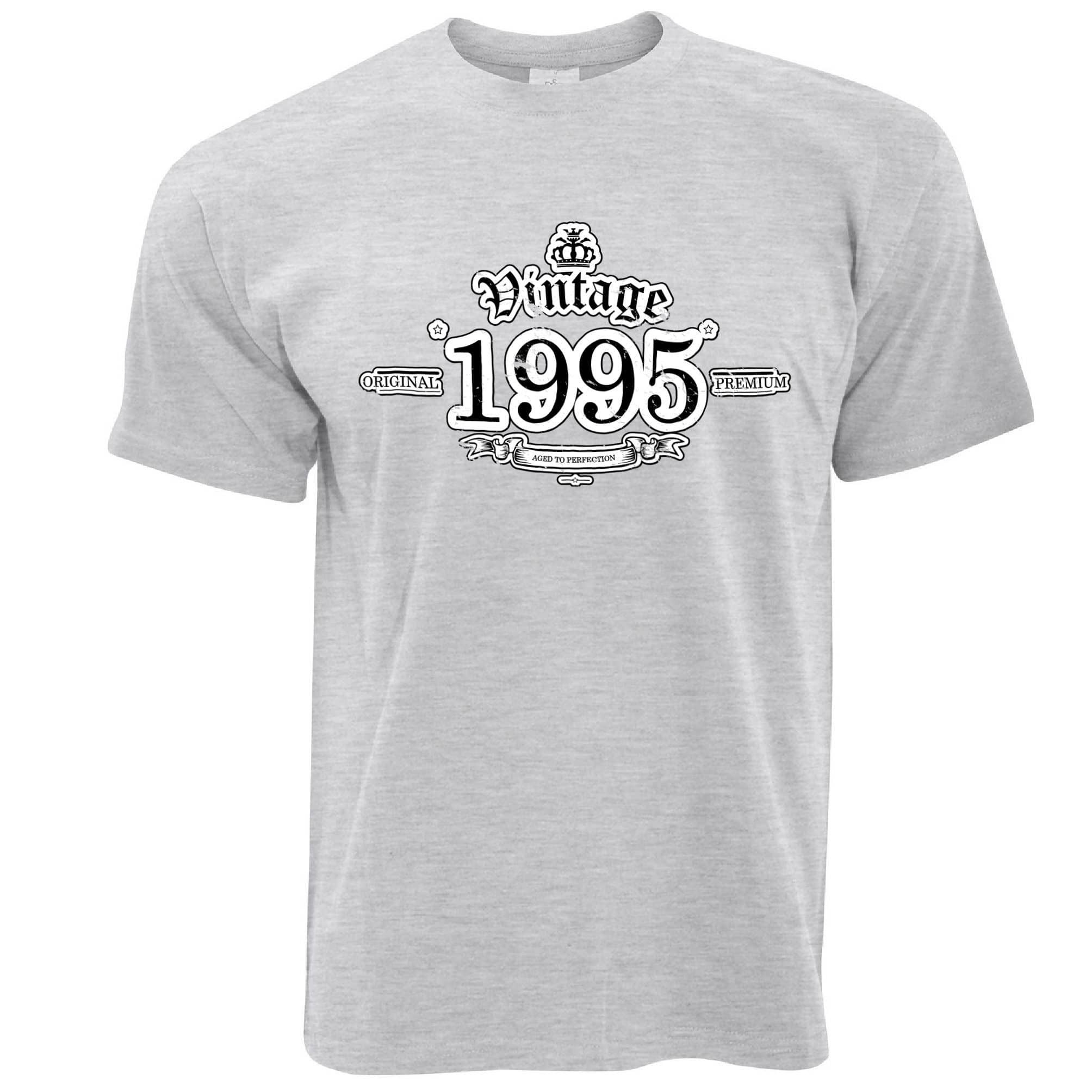 23rd Birthday T Shirt Vintage 1995 Aged To Perfection