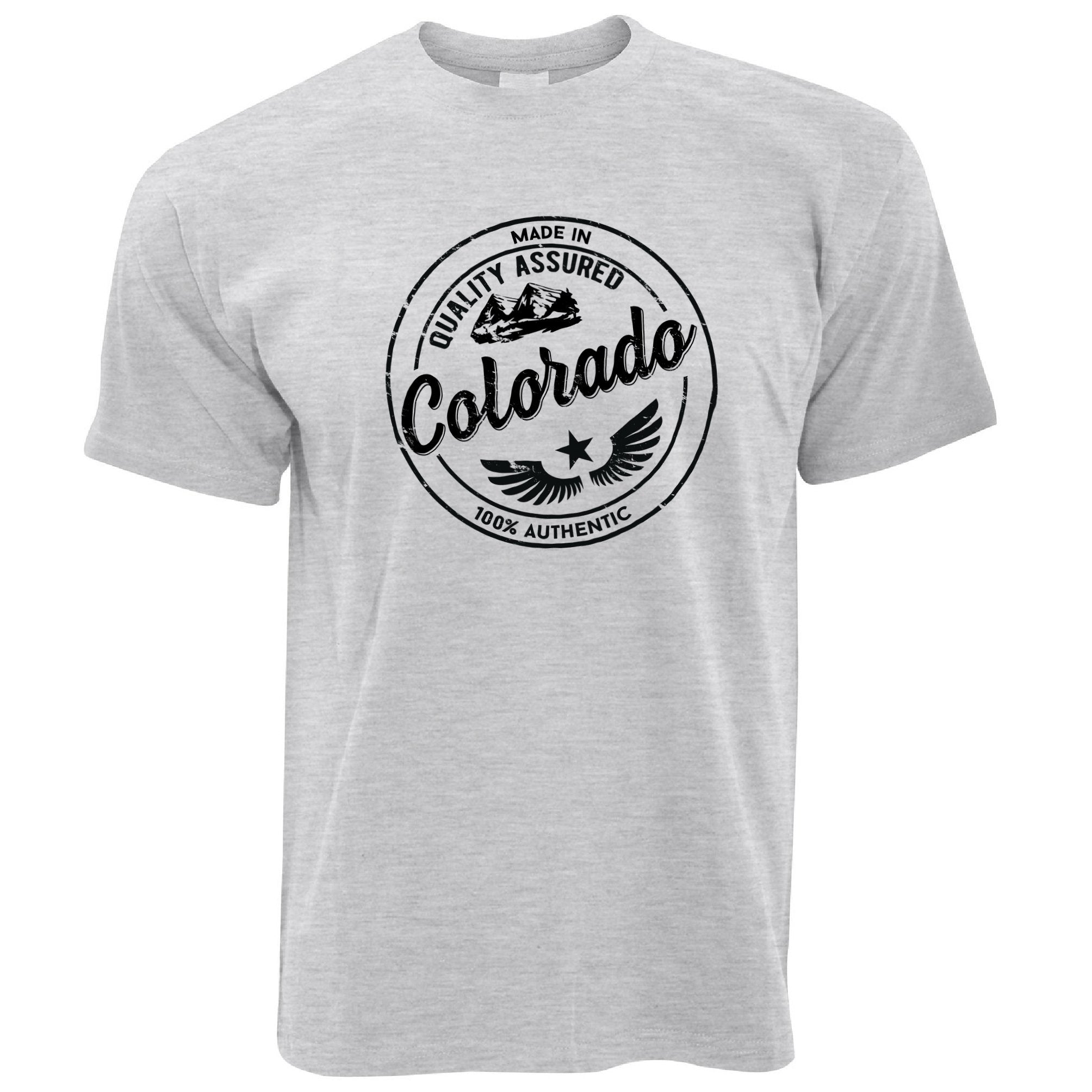 Hometown Pride T Shirt Made in Colorado Stamp