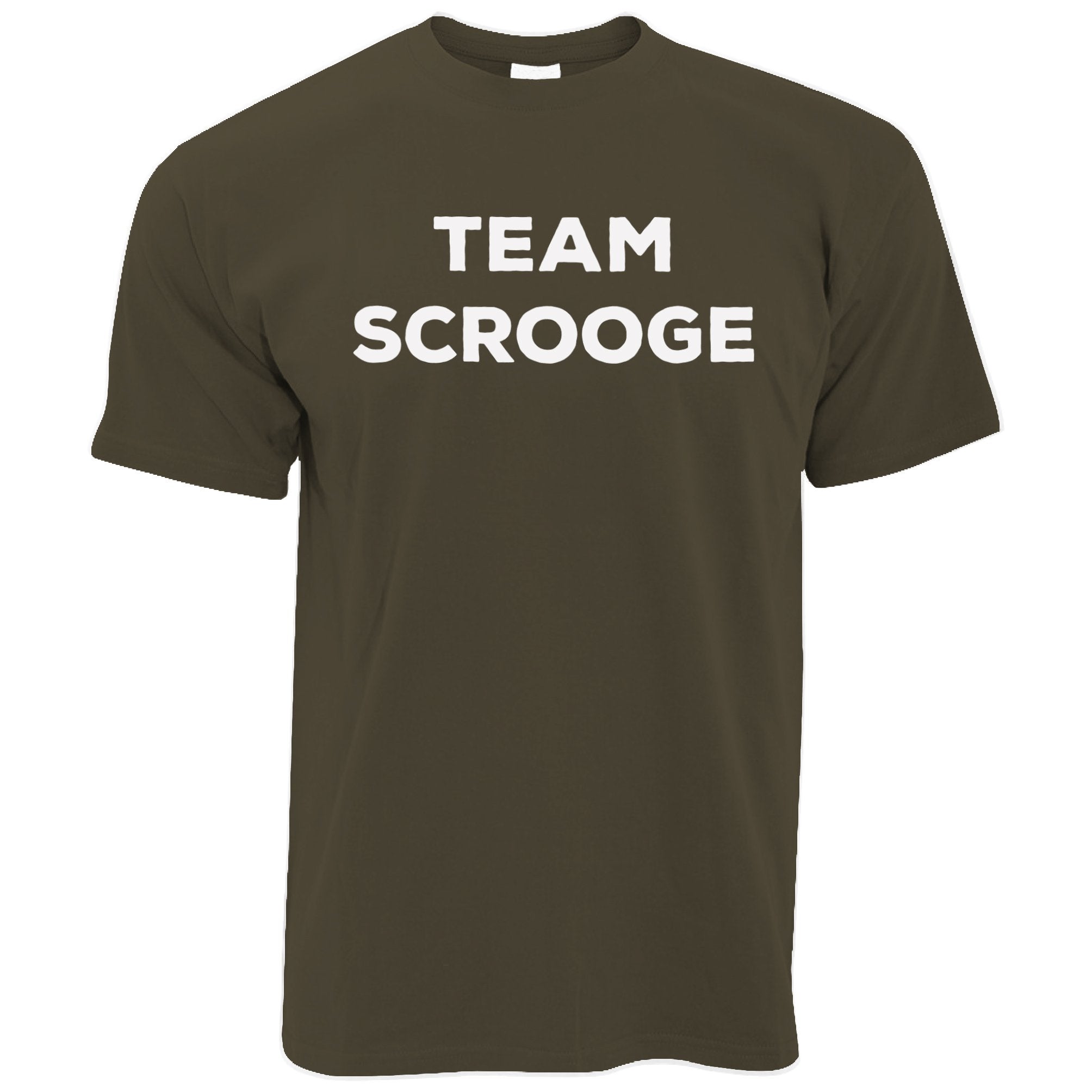 Novelty Anti-Christmas T Shirt Team Scrooge Slogan