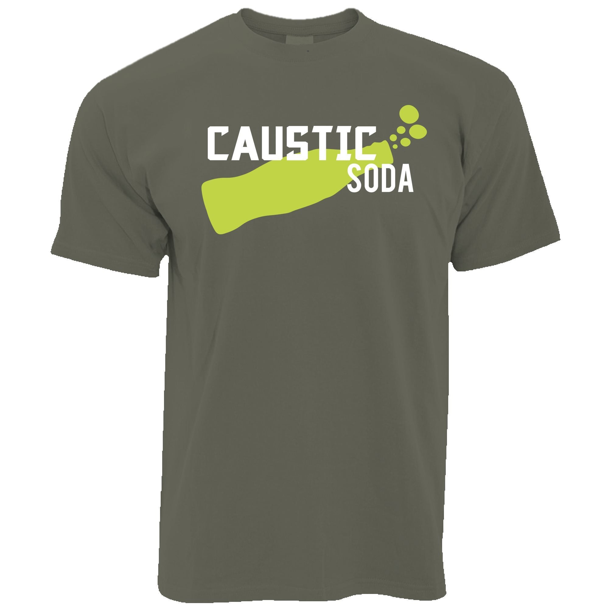 Novelty Gaming T Shirt Caustic Soda Drink