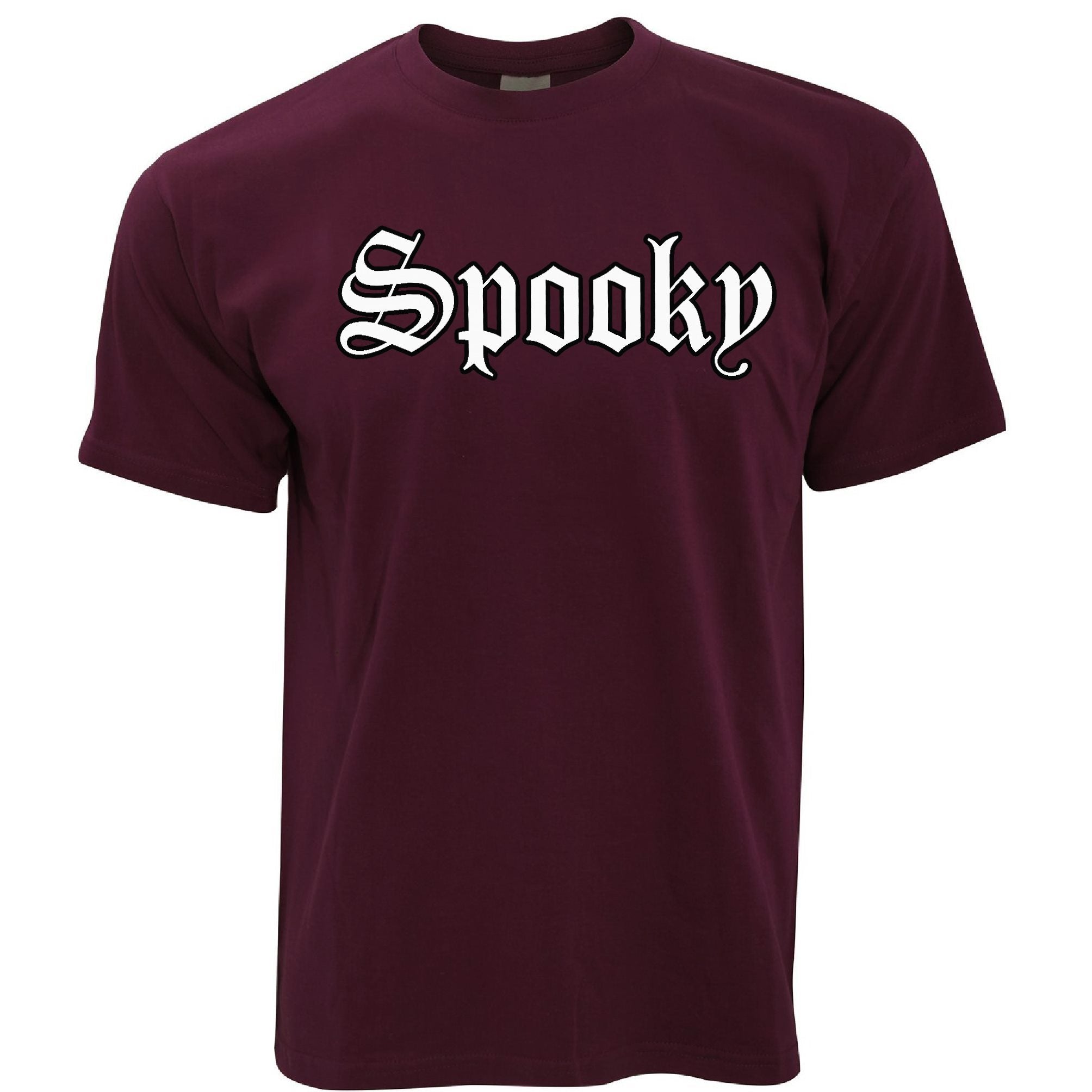 Halloween T Shirt Just The Word Spooky