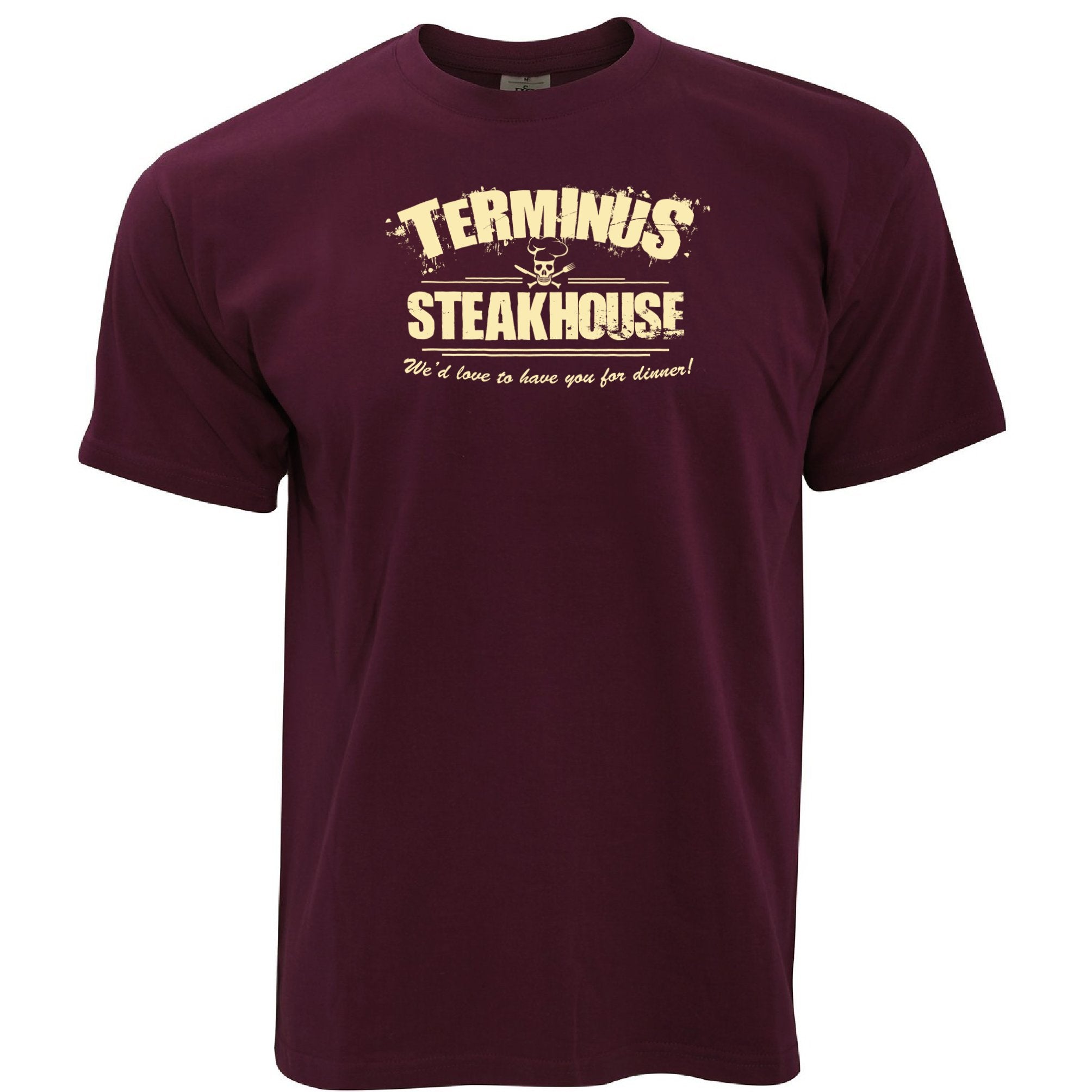 Zombie T Shirt Terminus Steakhouse Restaurant Logo