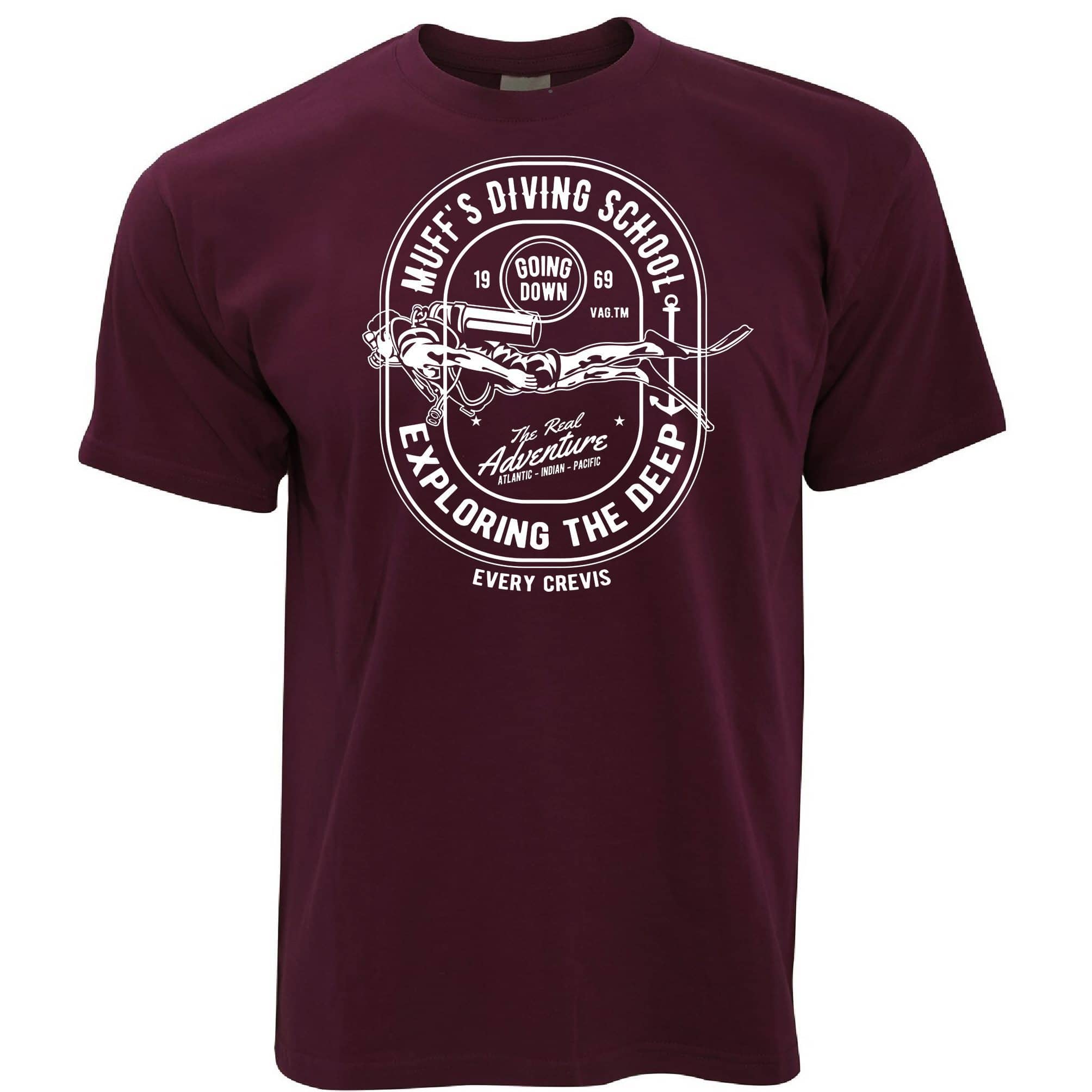 Diving School T Shirt The Real Adventure Logo